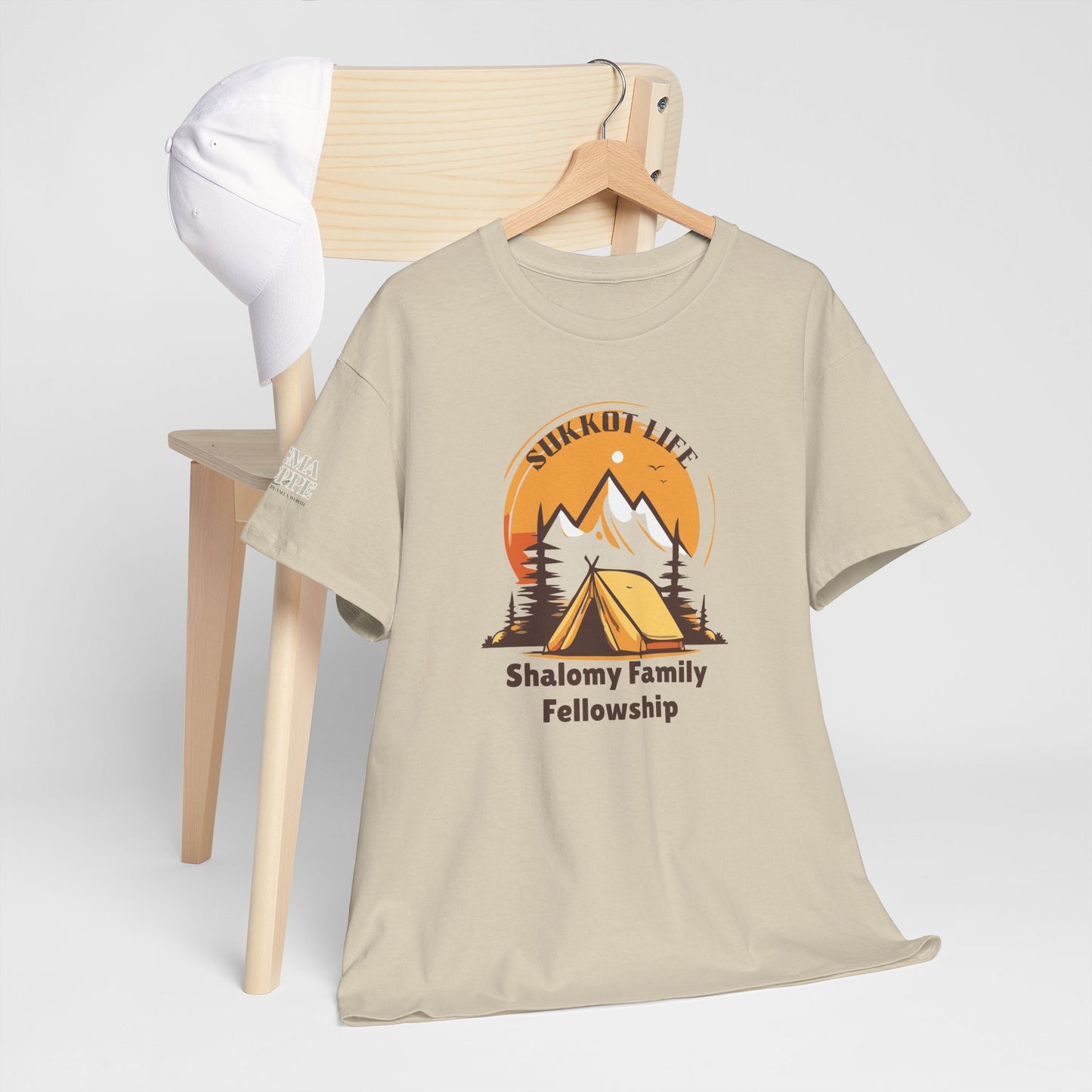 Personalized Sukkot Life Tee - Camping Biblical Feast Fellowship Shirt
