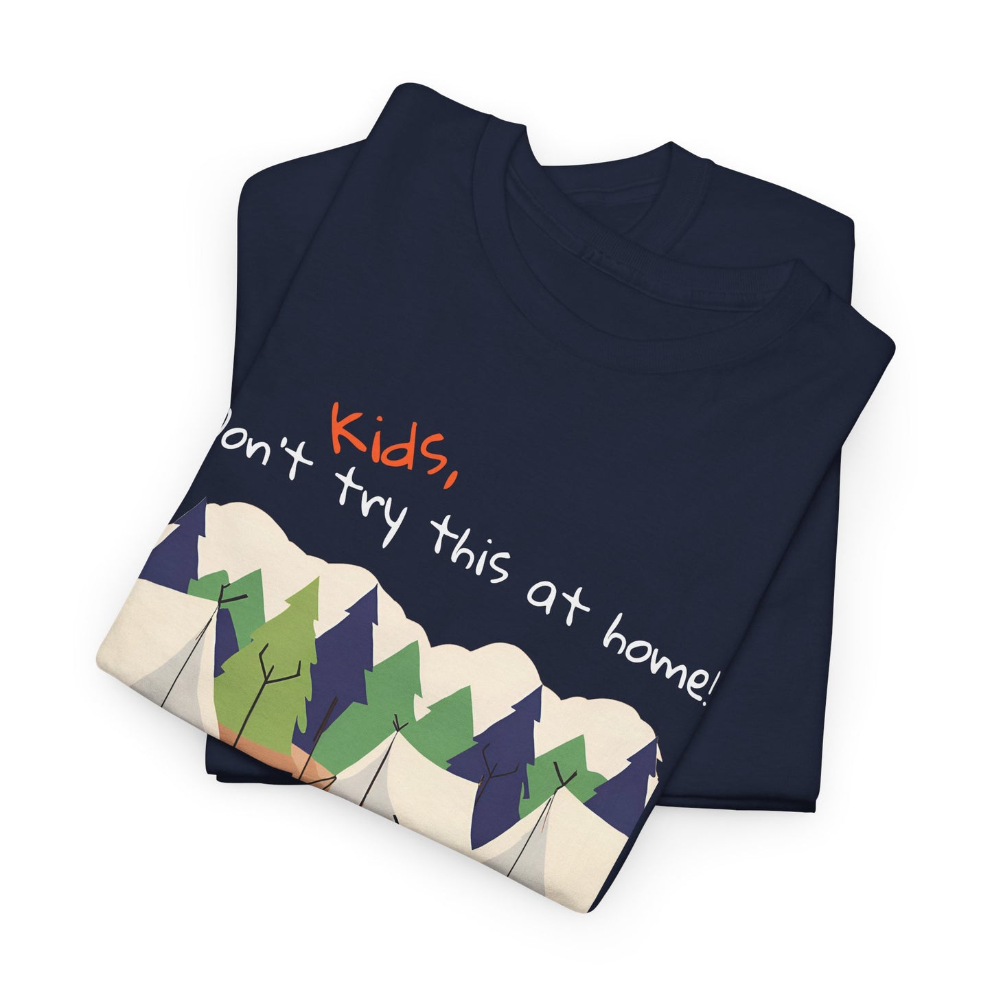 Kids, Don't Try This At Home Sukkot Shirt, dark colors