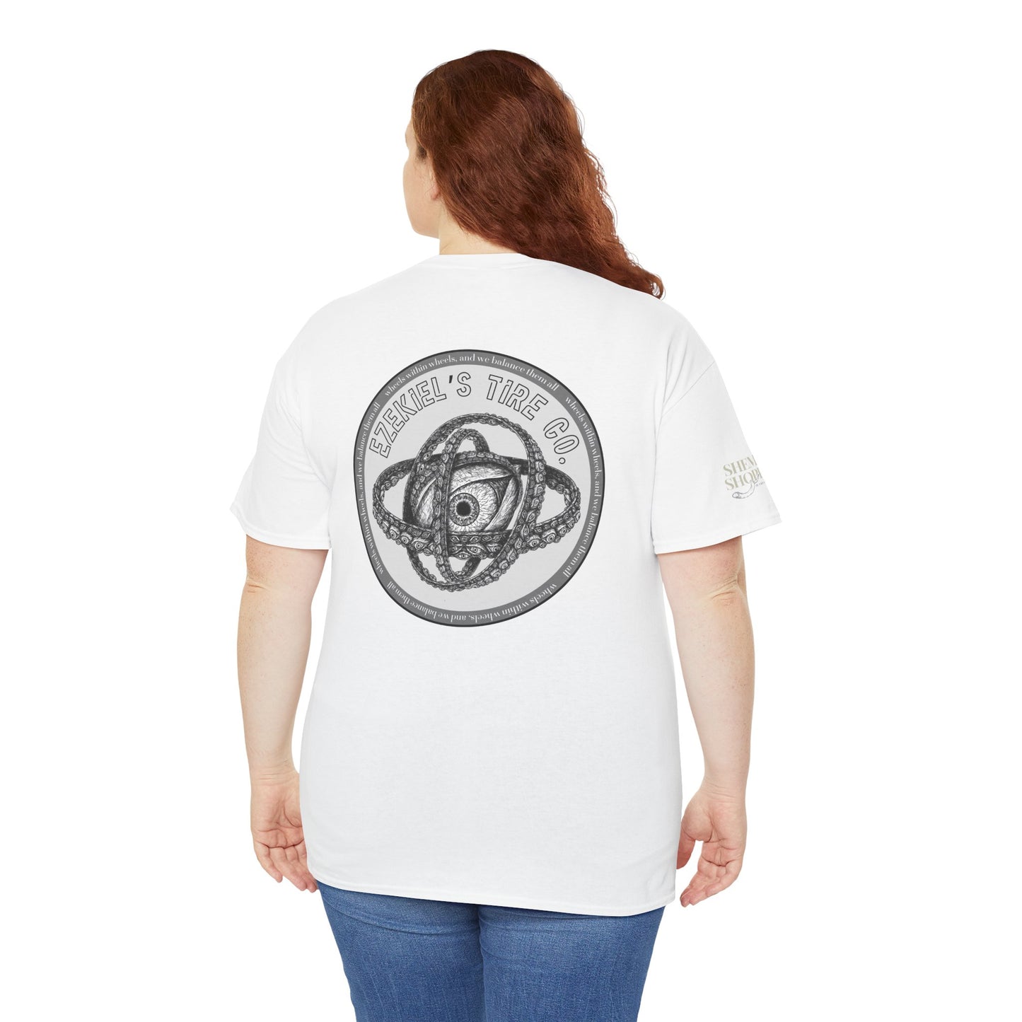 Ezekiel's Tire Company Shirt - Funny Biblical Unisex Cotton Tee