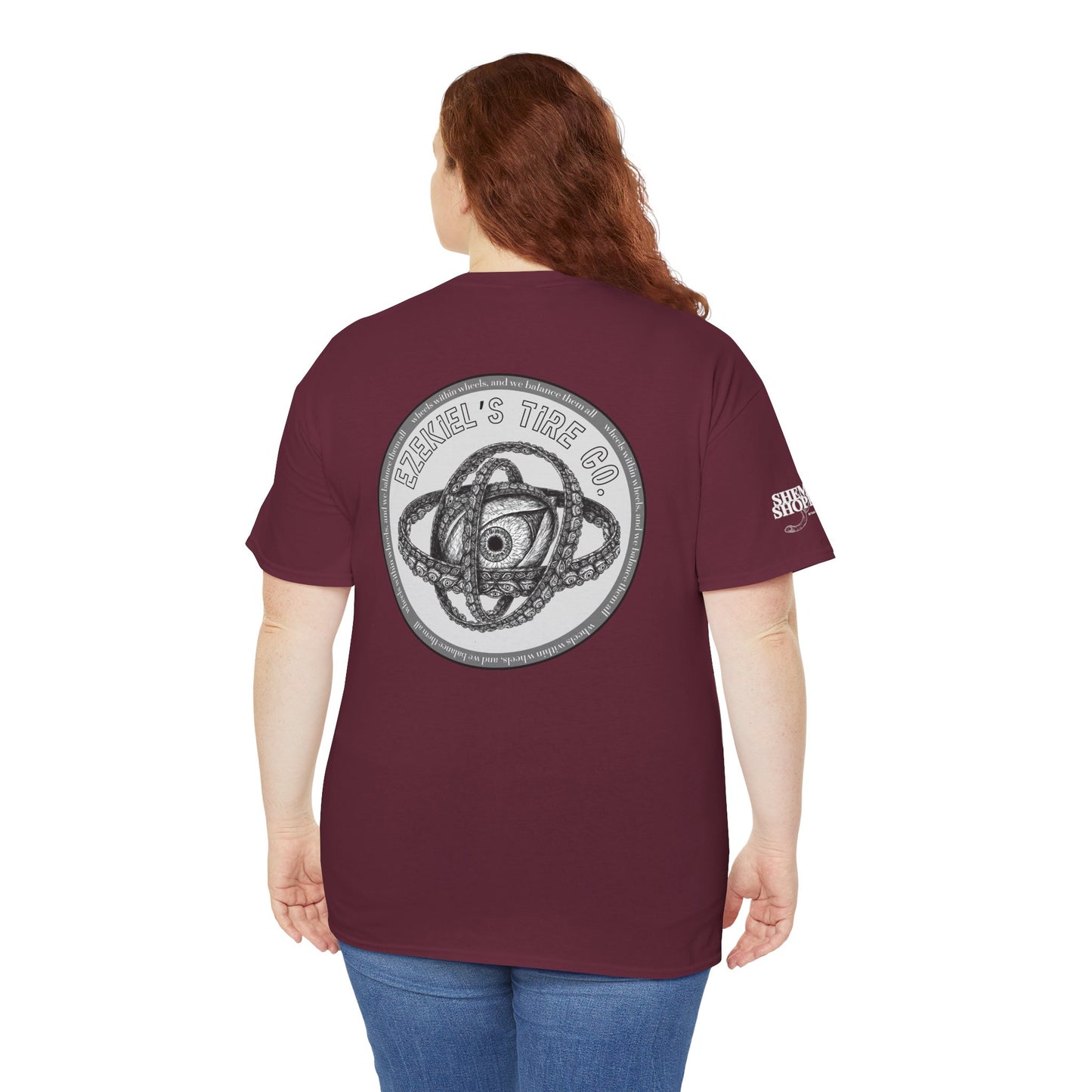 Ezekiel's Tire Company Shirt - Funny Biblical Unisex Cotton Tee