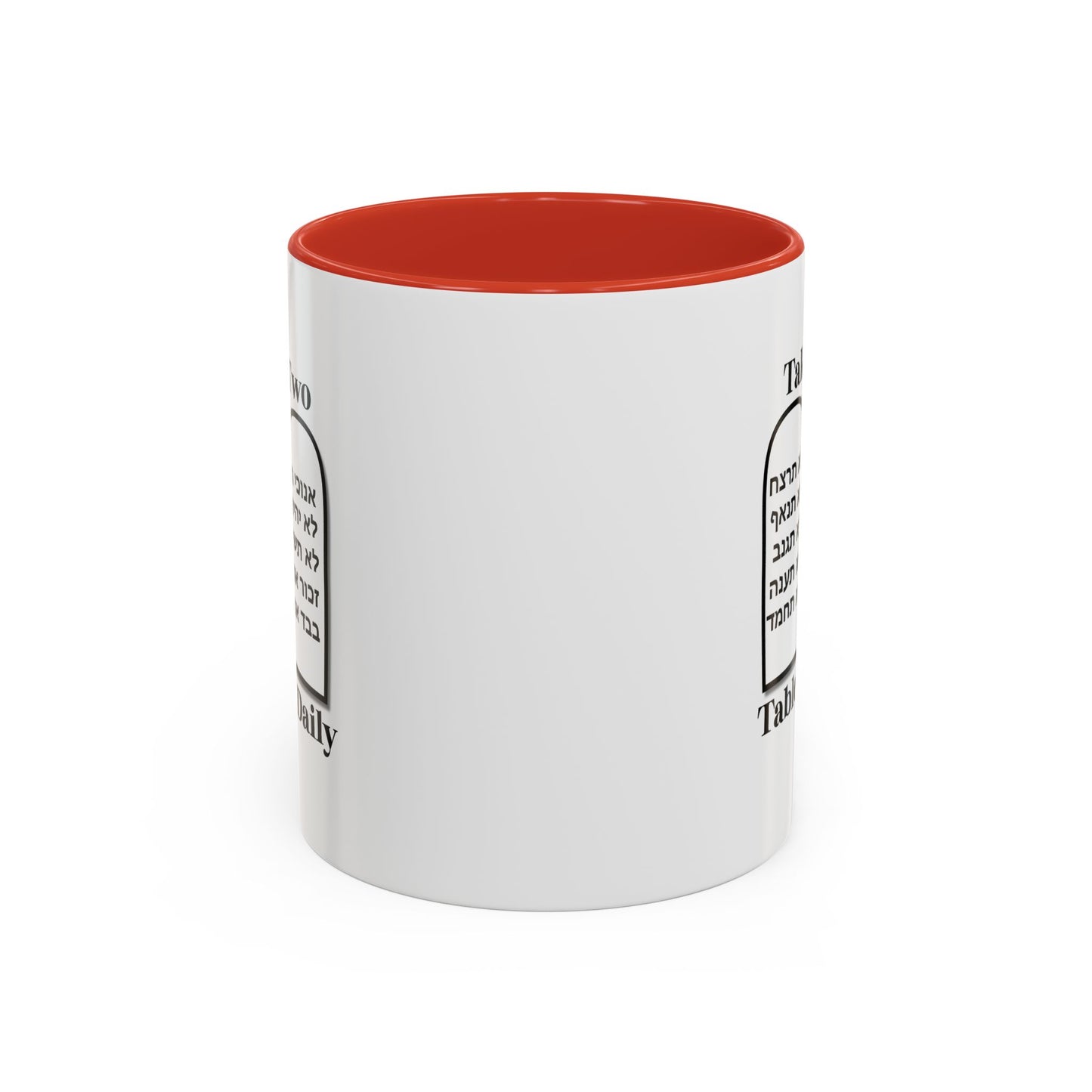 Take Two Tablets Daily Coffee Mug Prescription Commandments Humor