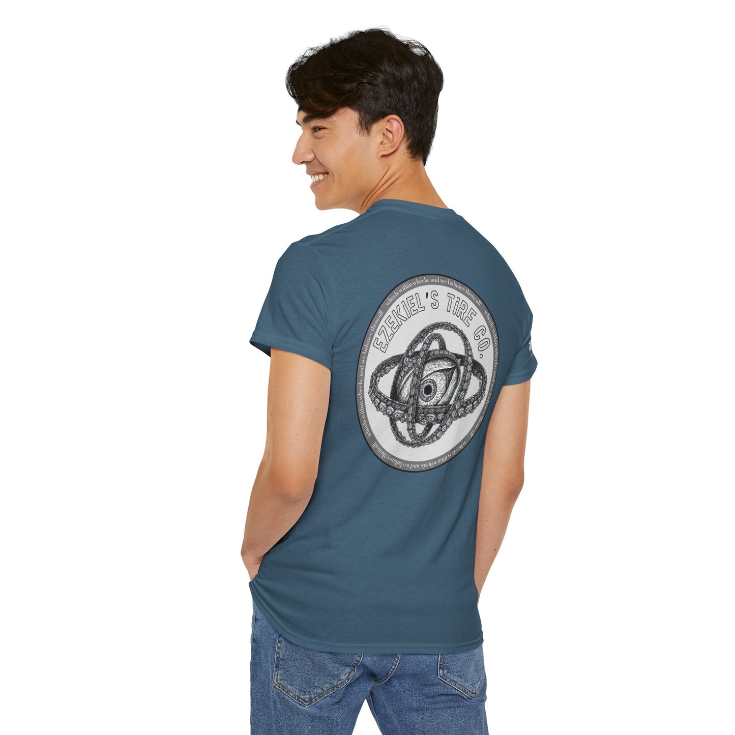 Ezekiel's Tire Company Shirt - Funny Biblical Unisex Cotton Tee