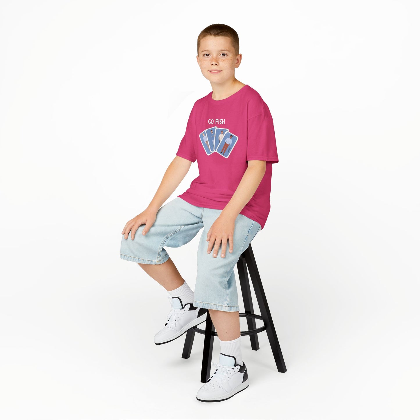 Fishers of Men Go Fish Bible Verse Kid's Cotton T-shirt