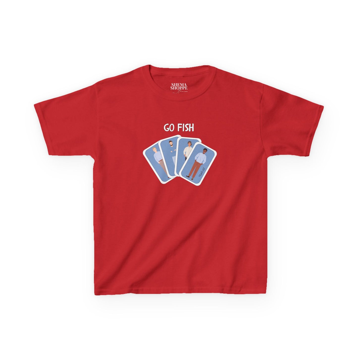 Fishers of Men Go Fish Bible Verse Kid's Cotton T-shirt