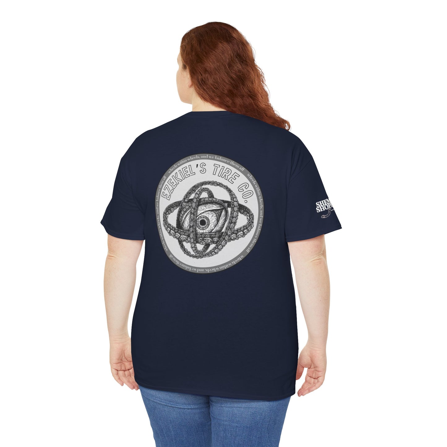 Ezekiel's Tire Company Shirt - Funny Biblical Unisex Cotton Tee