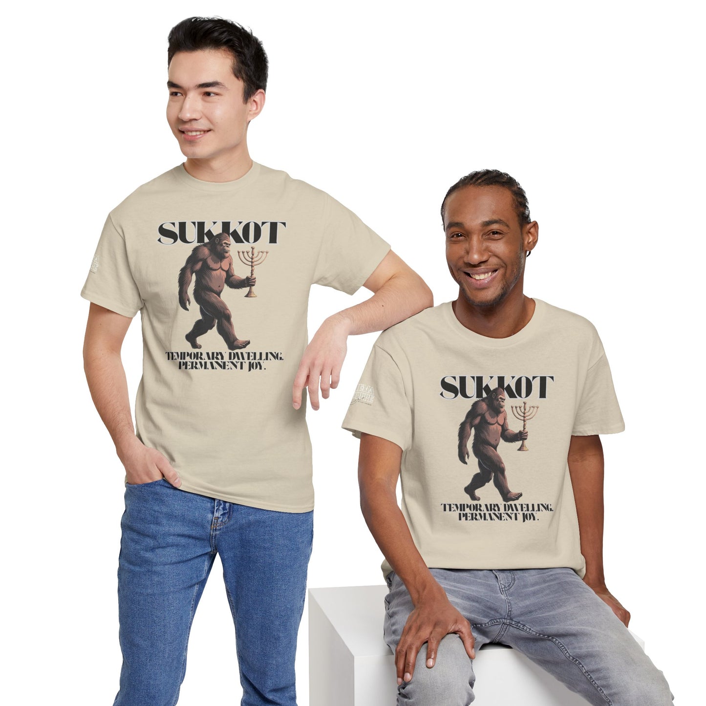 Sukkot Bigfoot Menorah Legendary Joy Shirt
