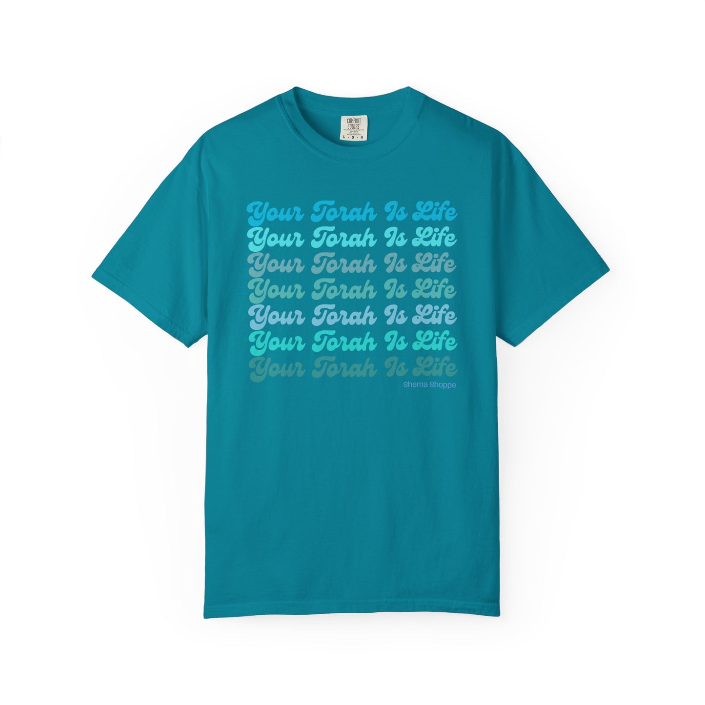 Your Torah Is Life Inspirational T-Shirt - Spiritual Gift, Faith-Based Apparel, Casual Wear, Bible Quote Shirt, Feast and Fellowship Tee
