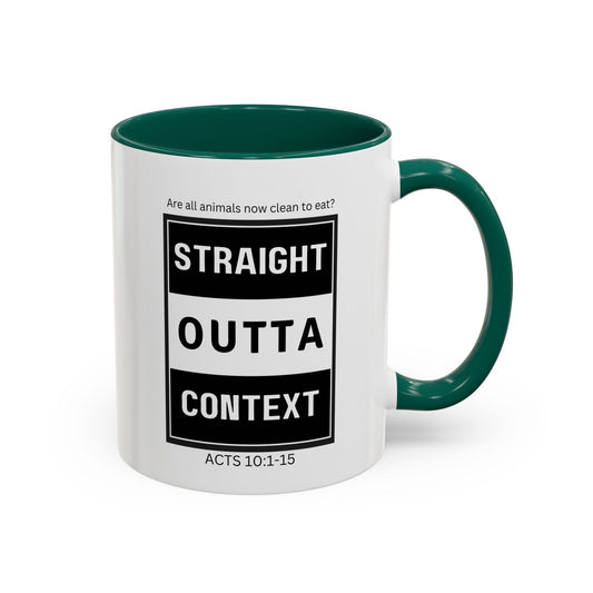 Straight Outta Context Mug, 11oz or 15oz Color Pop