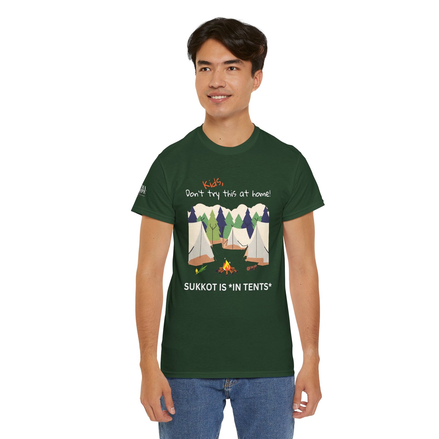 Kids, Don't Try This At Home Sukkot Shirt, dark colors