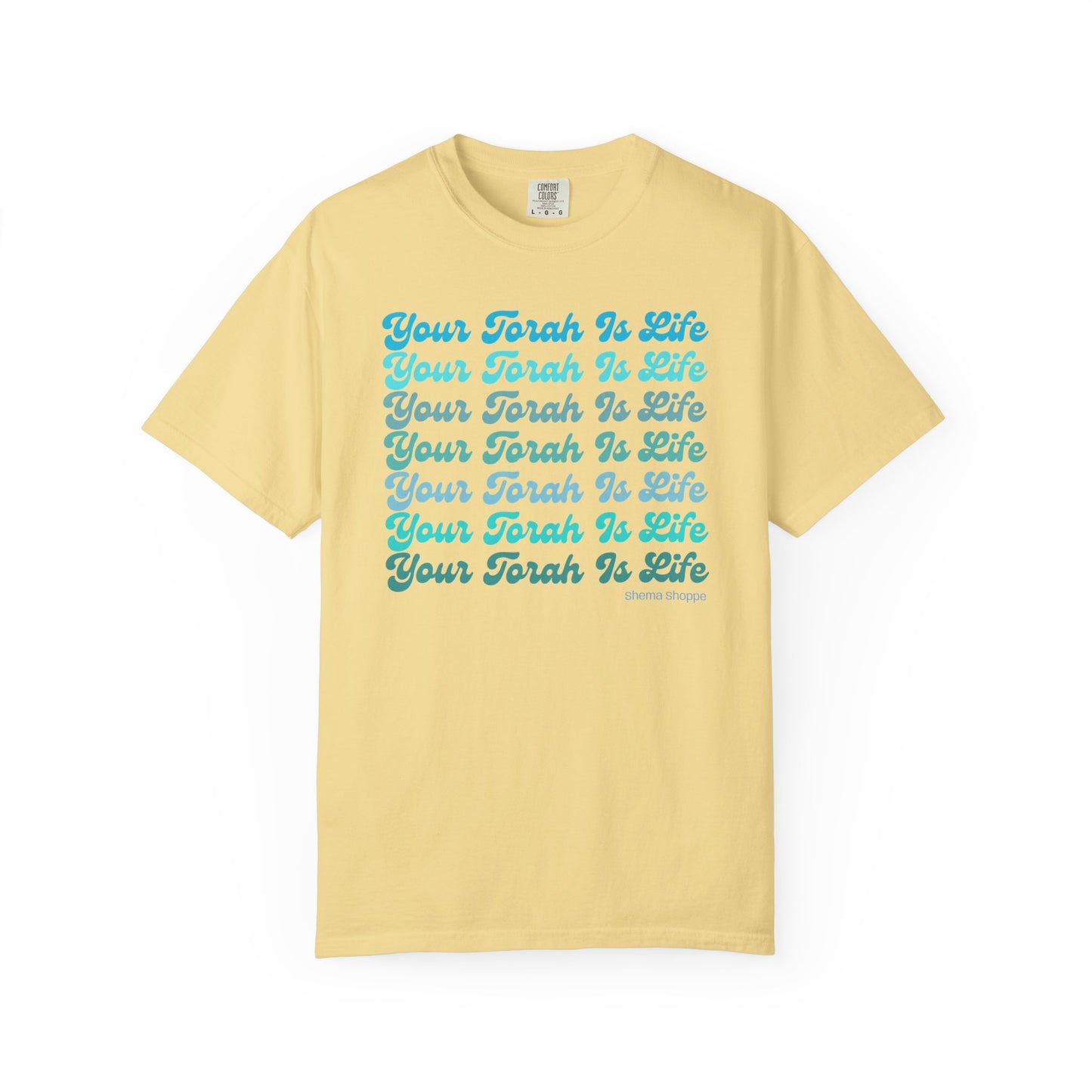 Your Torah Is Life Inspirational T-Shirt - Spiritual Gift, Faith-Based Apparel, Casual Wear, Bible Quote Shirt, Feast and Fellowship Tee