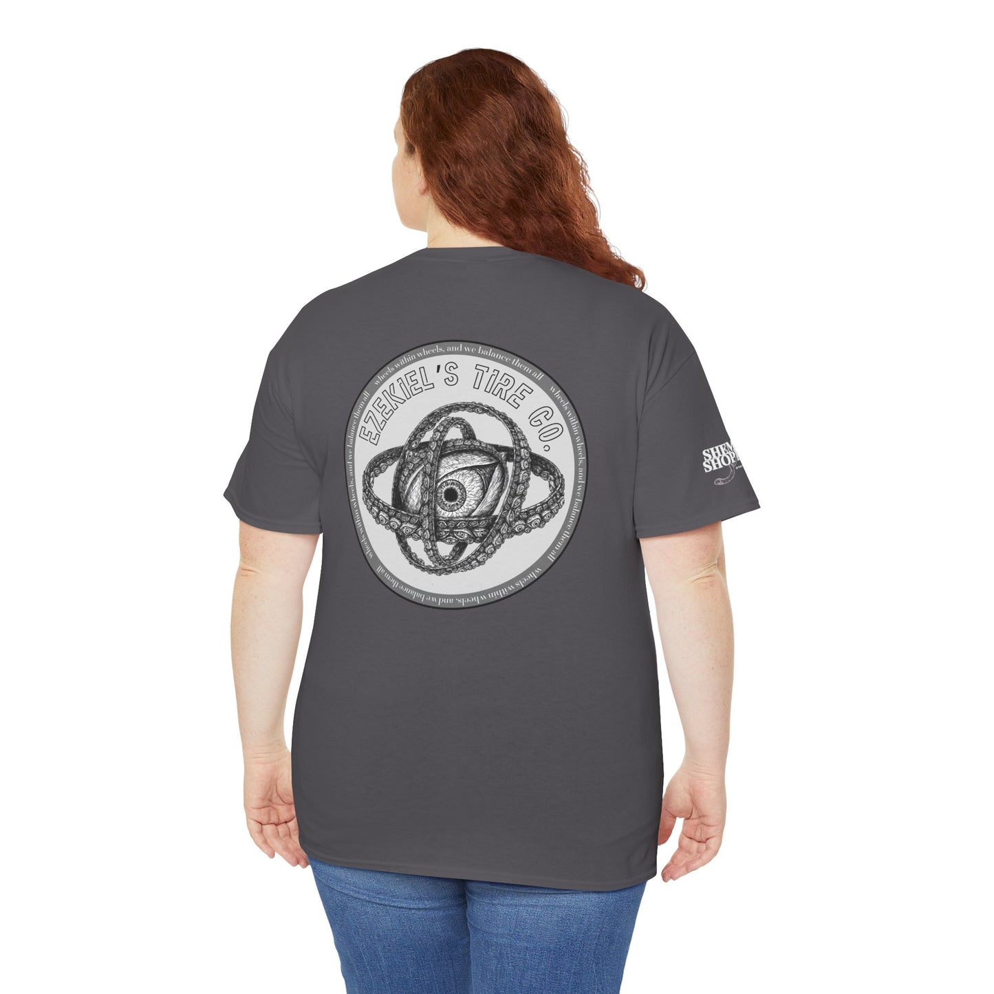 Ezekiel's Tire Company Shirt - Funny Biblical Unisex Cotton Tee