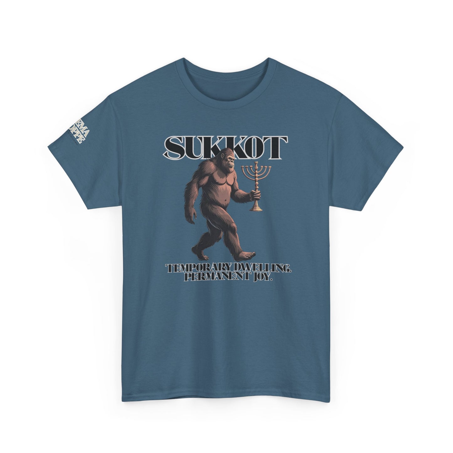 Sukkot Bigfoot Menorah Joy Legendary Shirt