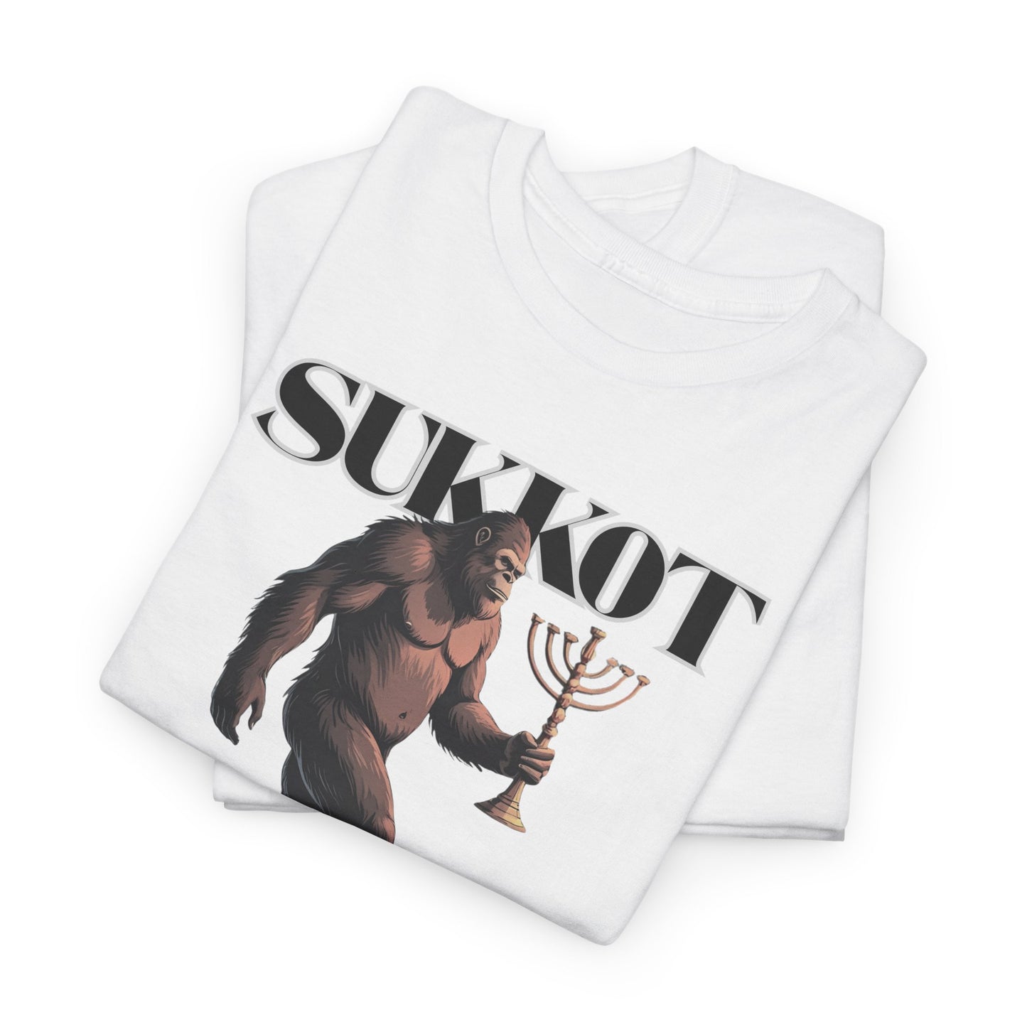 Sukkot Bigfoot Menorah Joy Legendary Shirt