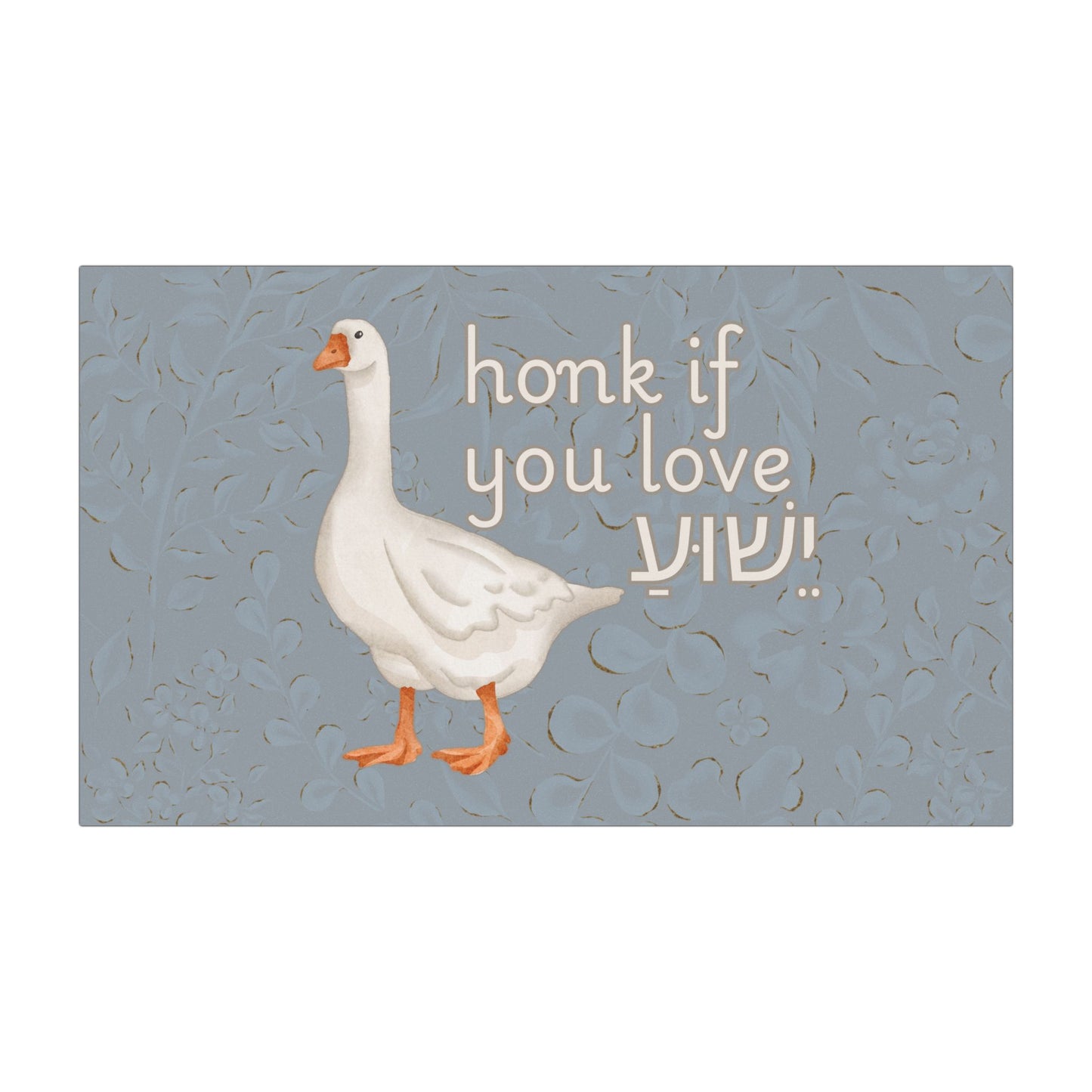 Honk If You Love Yeshua Car Magnet, Funny Car Accessories, Gift for Bible Lovers, Quirky Vehicle Decor