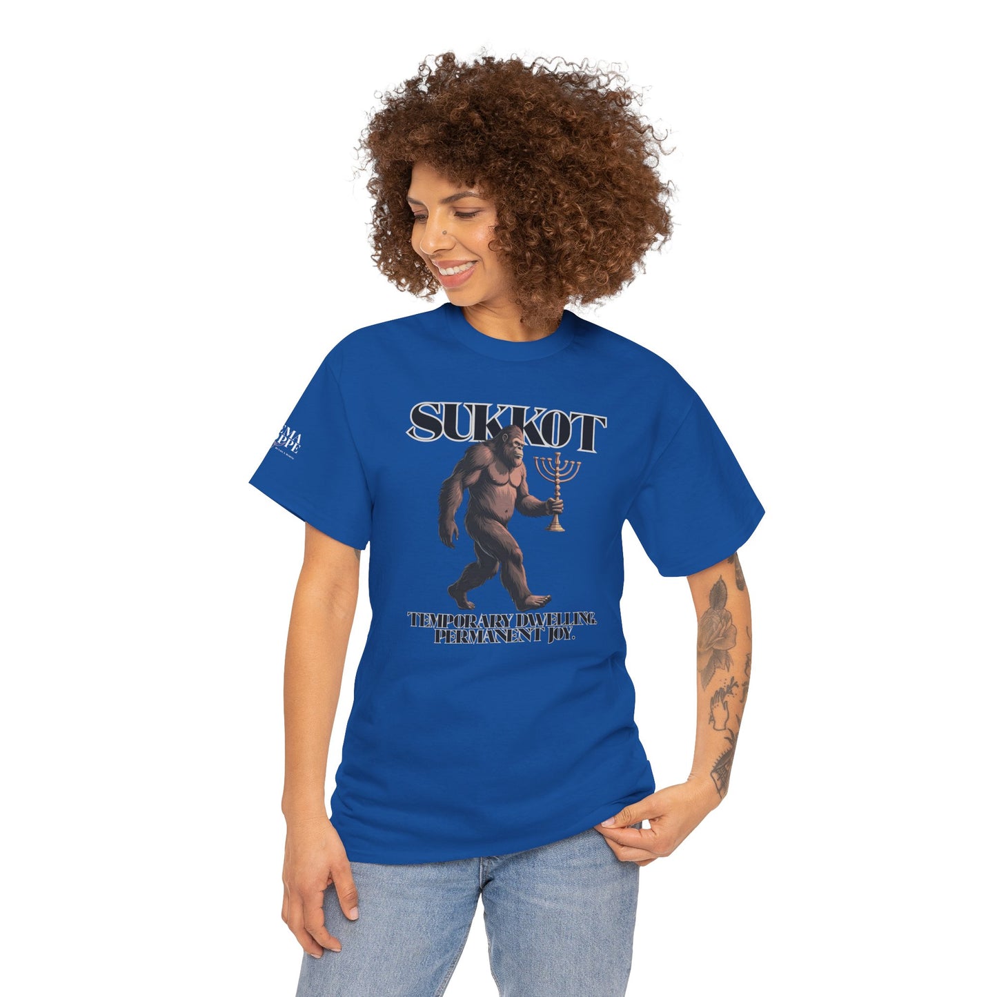 Sukkot Bigfoot Menorah Joy Legendary Shirt