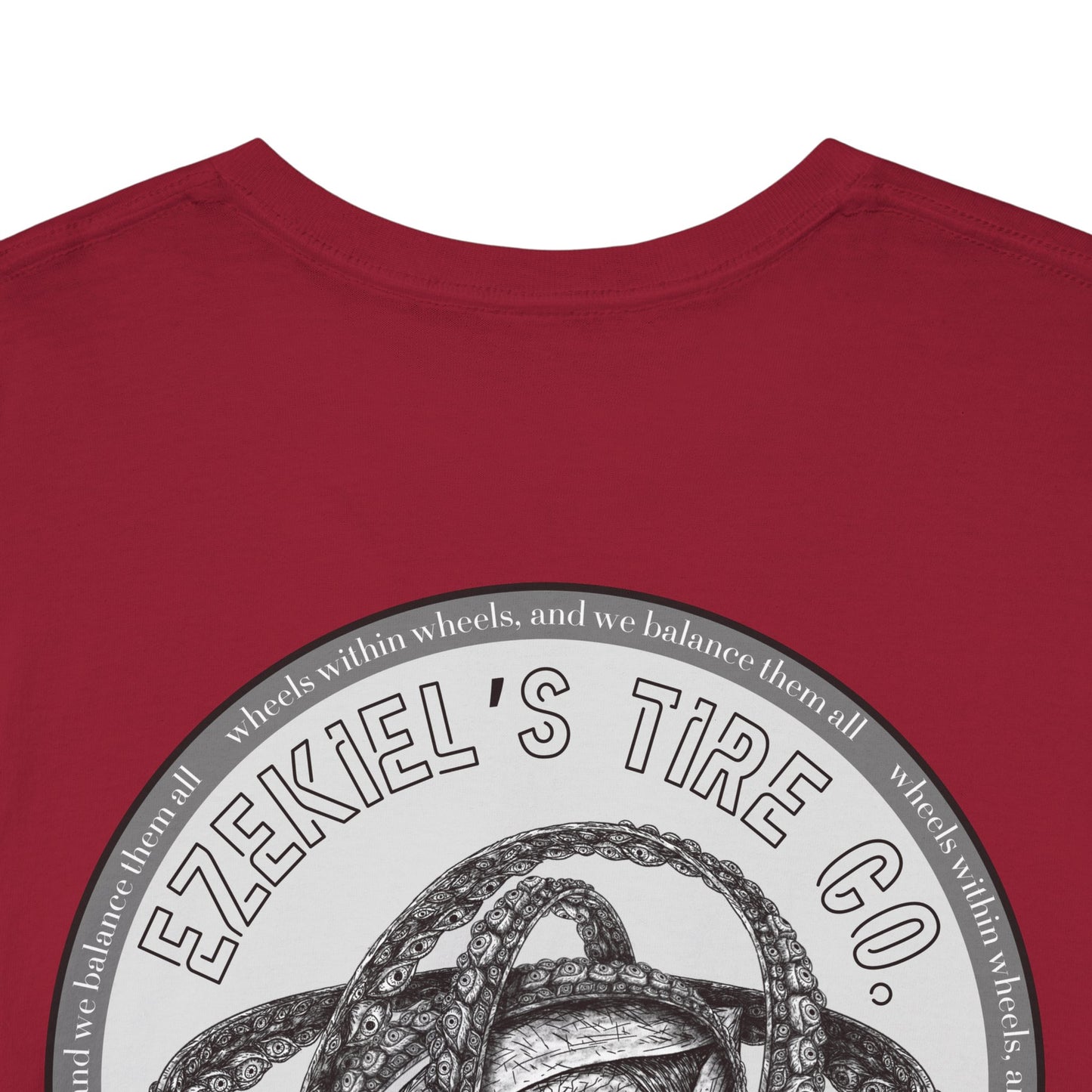 Ezekiel's Tire Company Shirt - Funny Biblical Unisex Cotton Tee