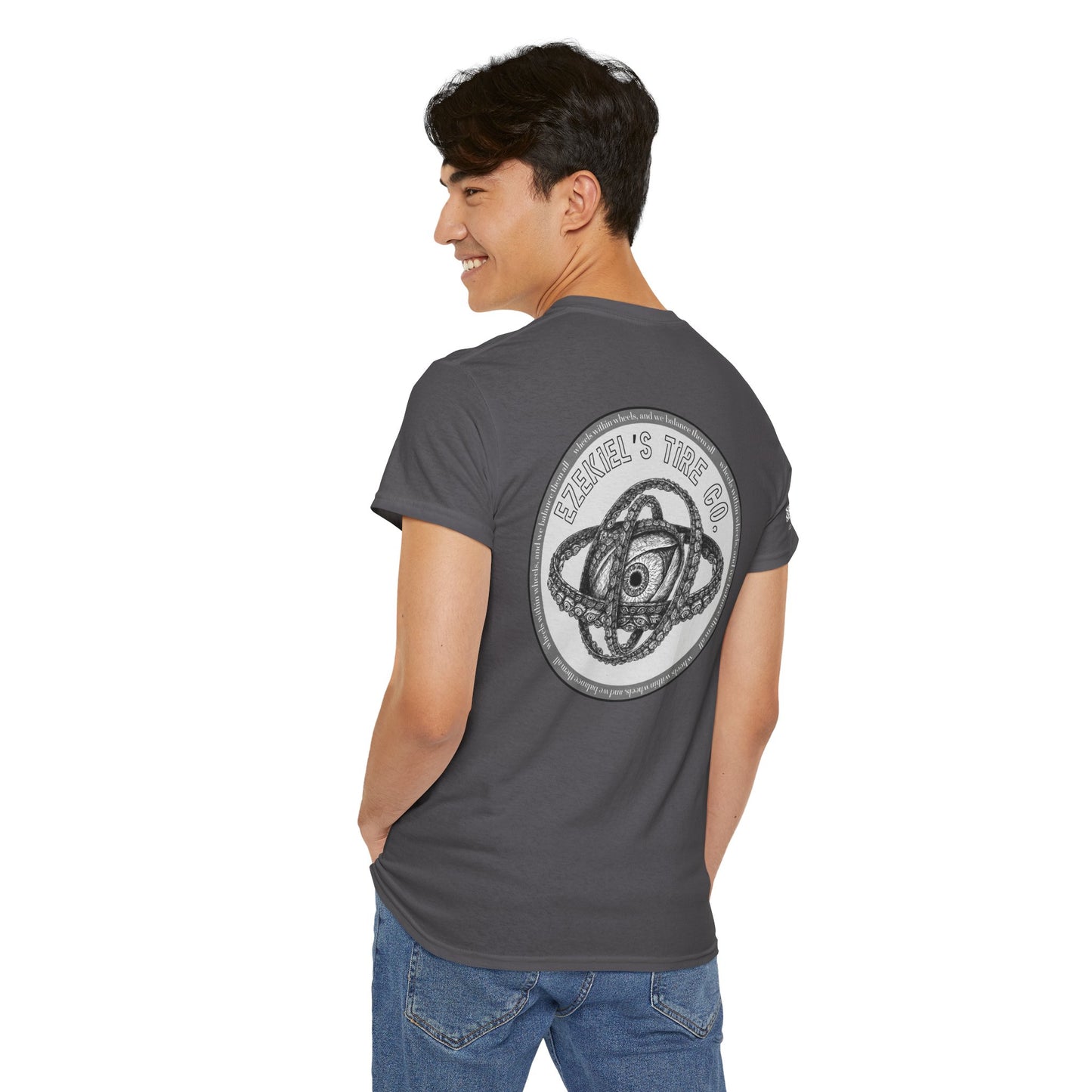 Ezekiel's Tire Company Shirt - Funny Biblical Unisex Cotton Tee