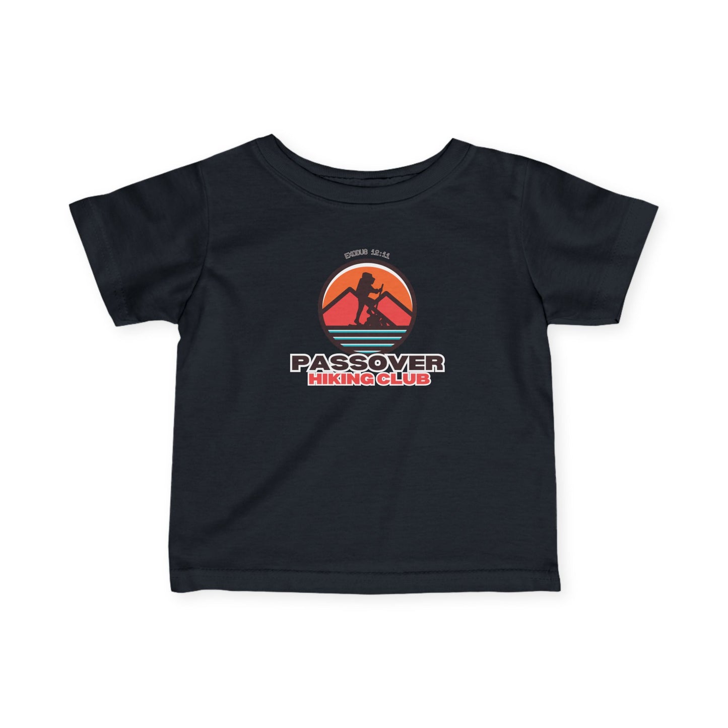 Passover Hiking Club- Infant Fine Jersey Tee Bible Humor