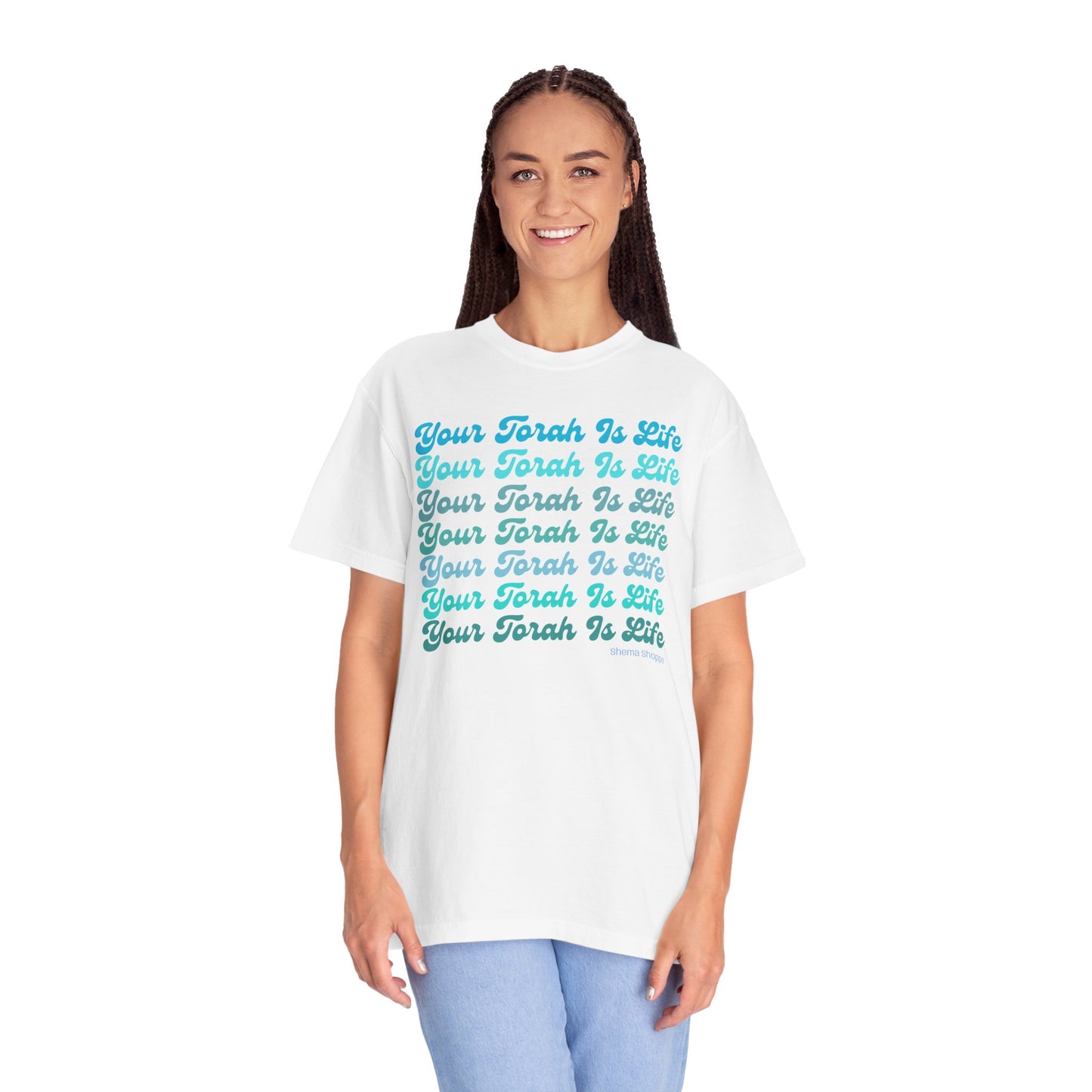 Your Torah Is Life Inspirational T-Shirt - Spiritual Gift, Faith-Based Apparel, Casual Wear, Bible Quote Shirt, Feast and Fellowship Tee