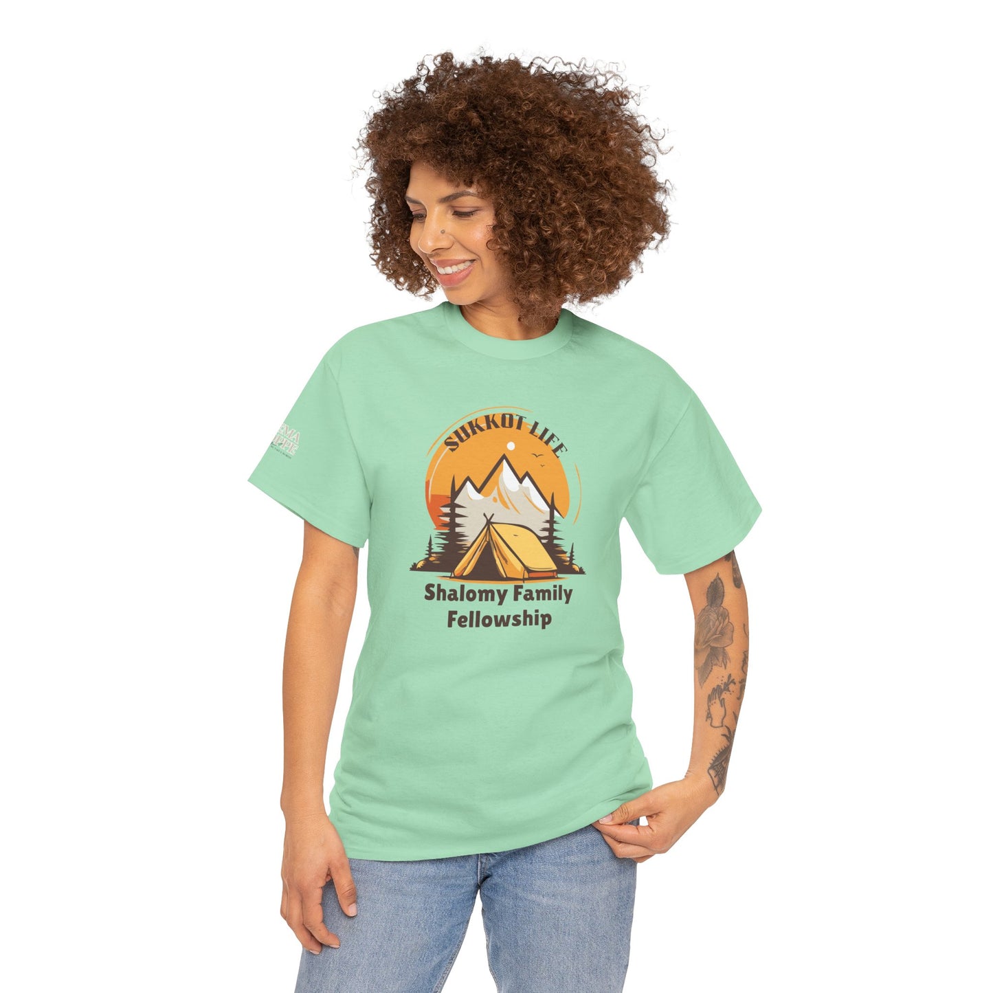 Personalized Sukkot Life Tee - Camping Biblical Feast Fellowship Shirt