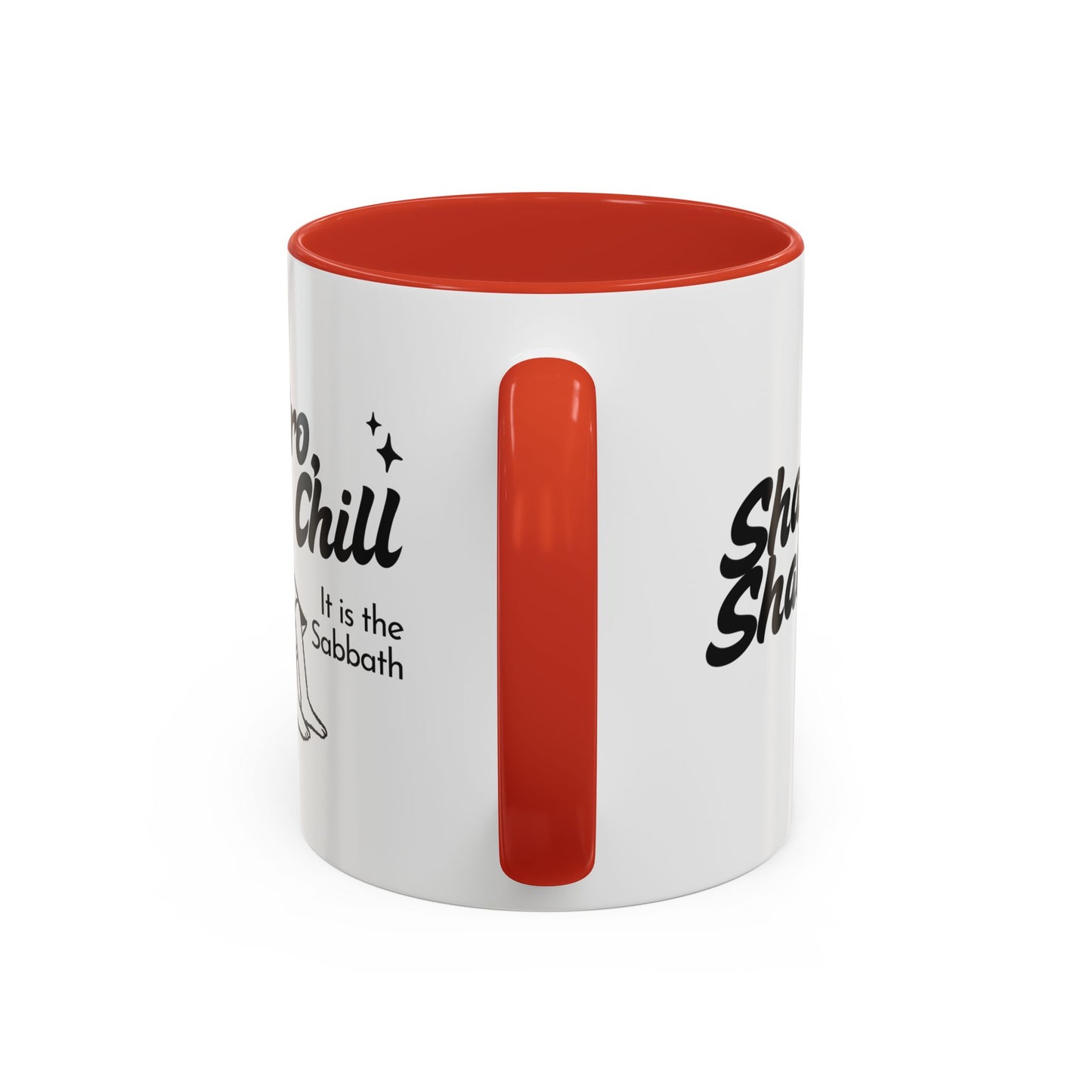 Bro, Chill Shabbat Themed Accent Coffee Mug, Relaxation Gift, Coffee Lover Gift, Cute Mug for Friends, Fun Coffee Cup