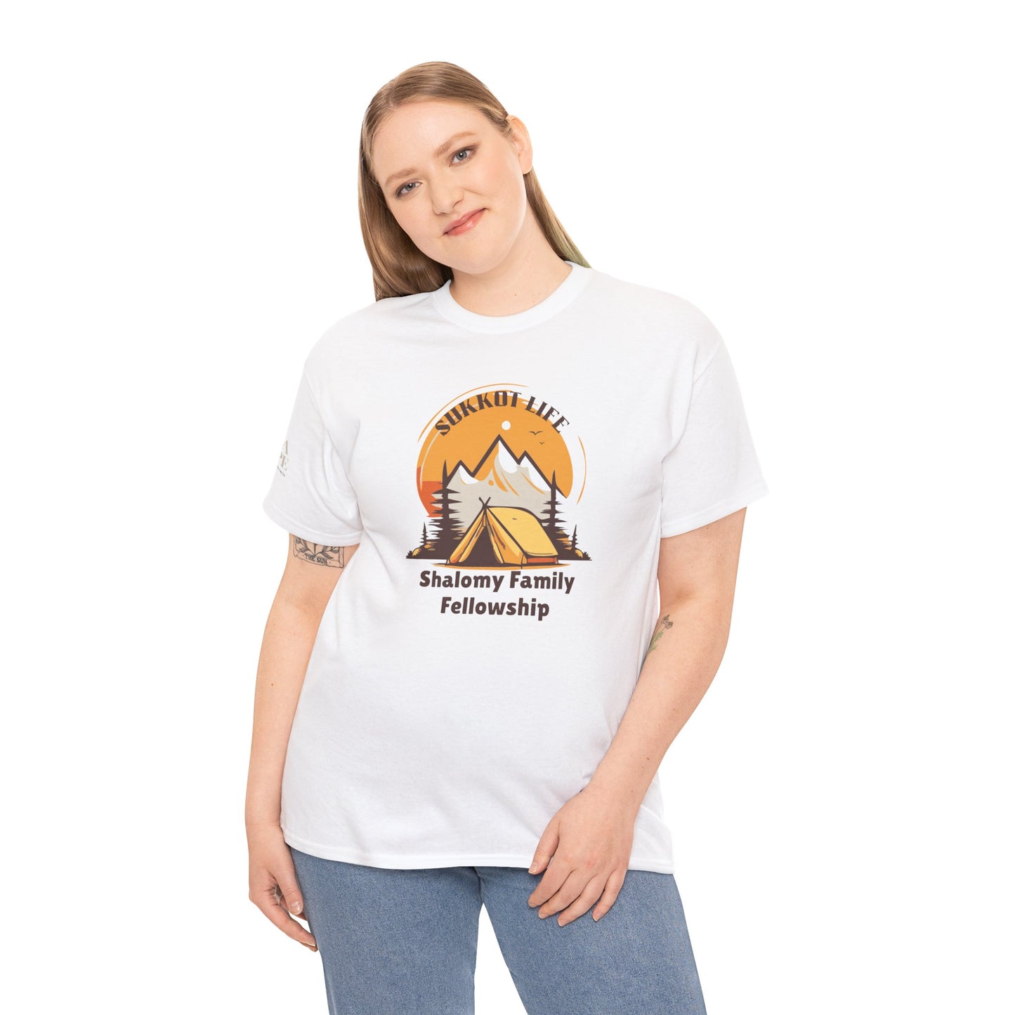 Personalized Sukkot Life Tee - Camping Biblical Feast Fellowship Shirt