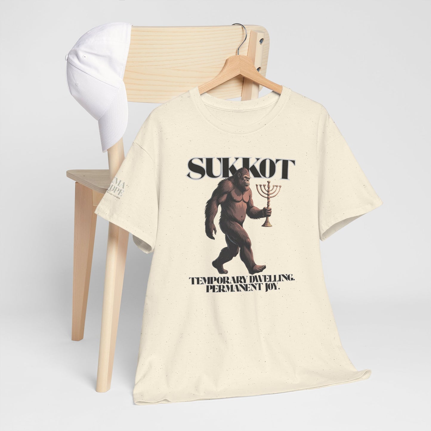 Sukkot Bigfoot Menorah Joy Legendary Shirt