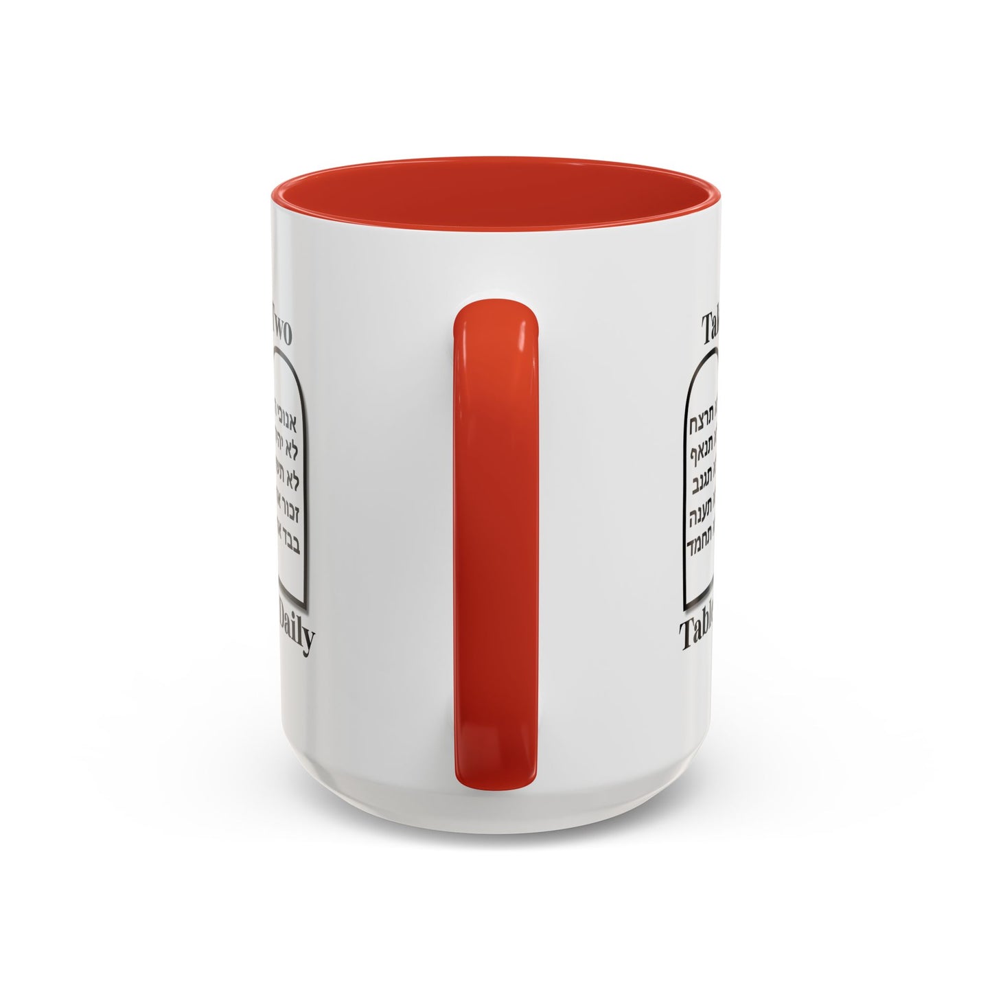 Take Two Tablets Daily Coffee Mug Prescription Commandments Humor