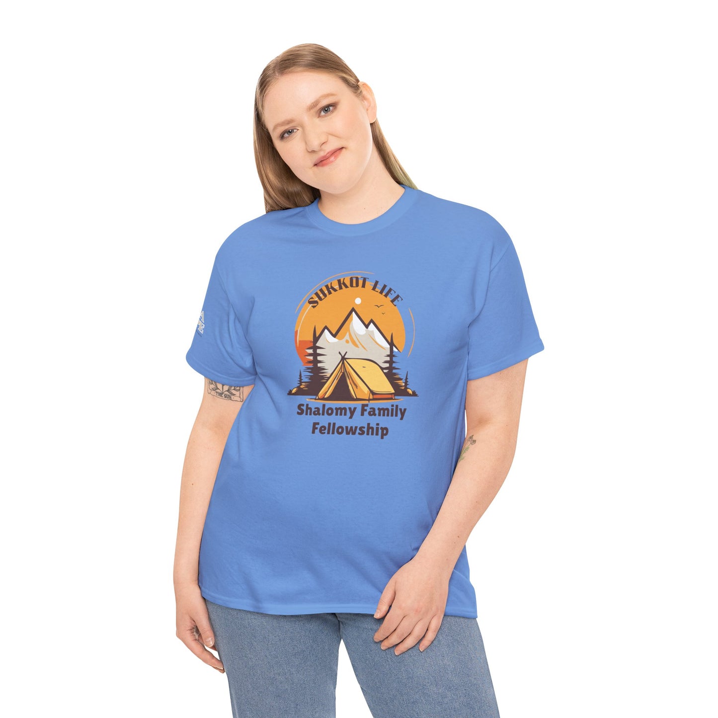 Personalized Sukkot Life Tee - Camping Biblical Feast Fellowship Shirt