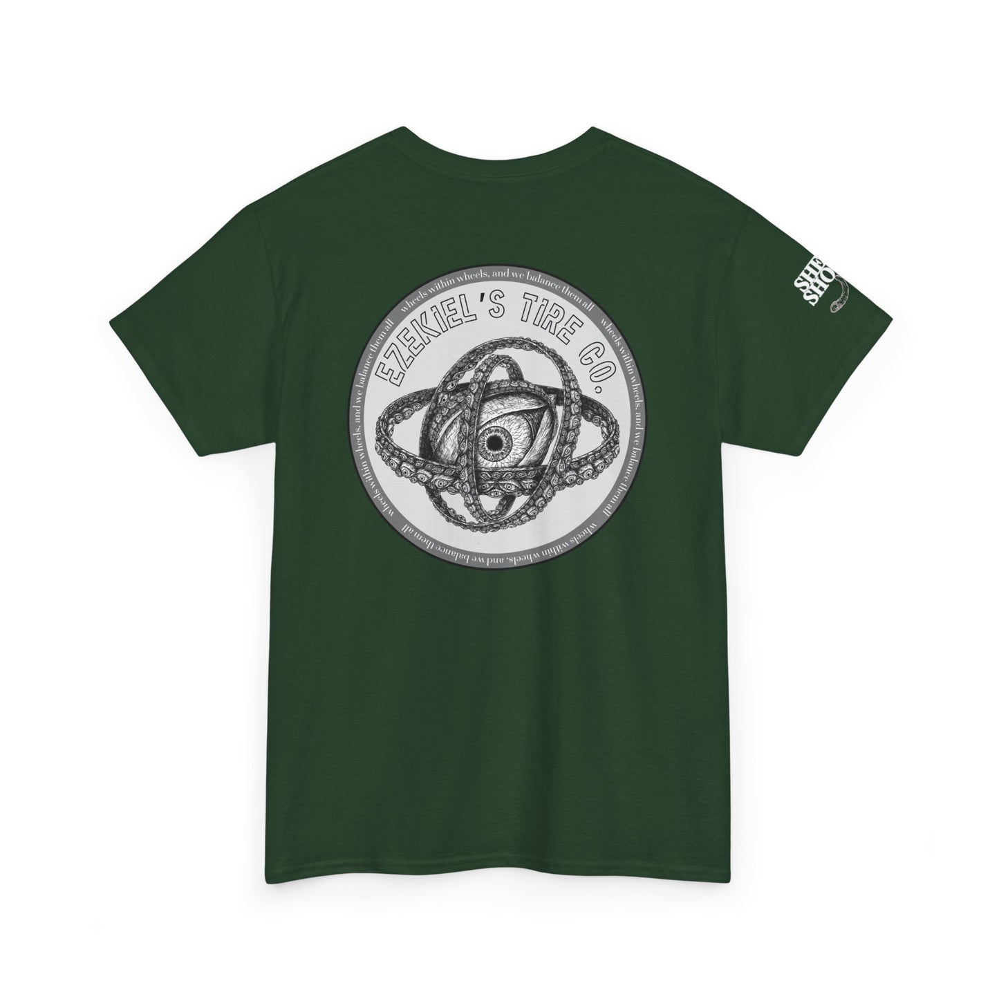 Ezekiel's Tire Company Shirt - Funny Biblical Unisex Cotton Tee