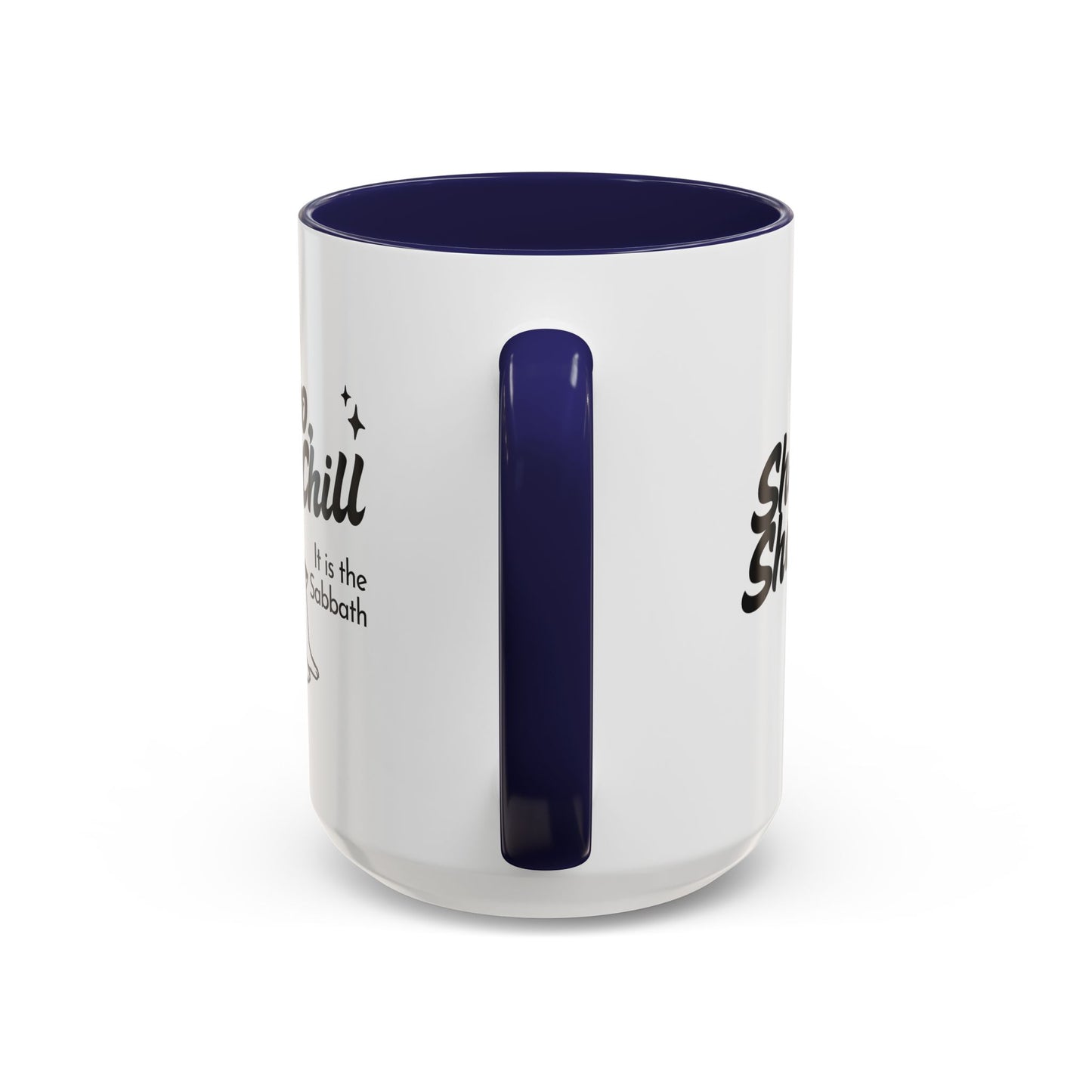 Bro, Chill Shabbat Themed Accent Coffee Mug, Relaxation Gift, Coffee Lover Gift, Cute Mug for Friends, Fun Coffee Cup
