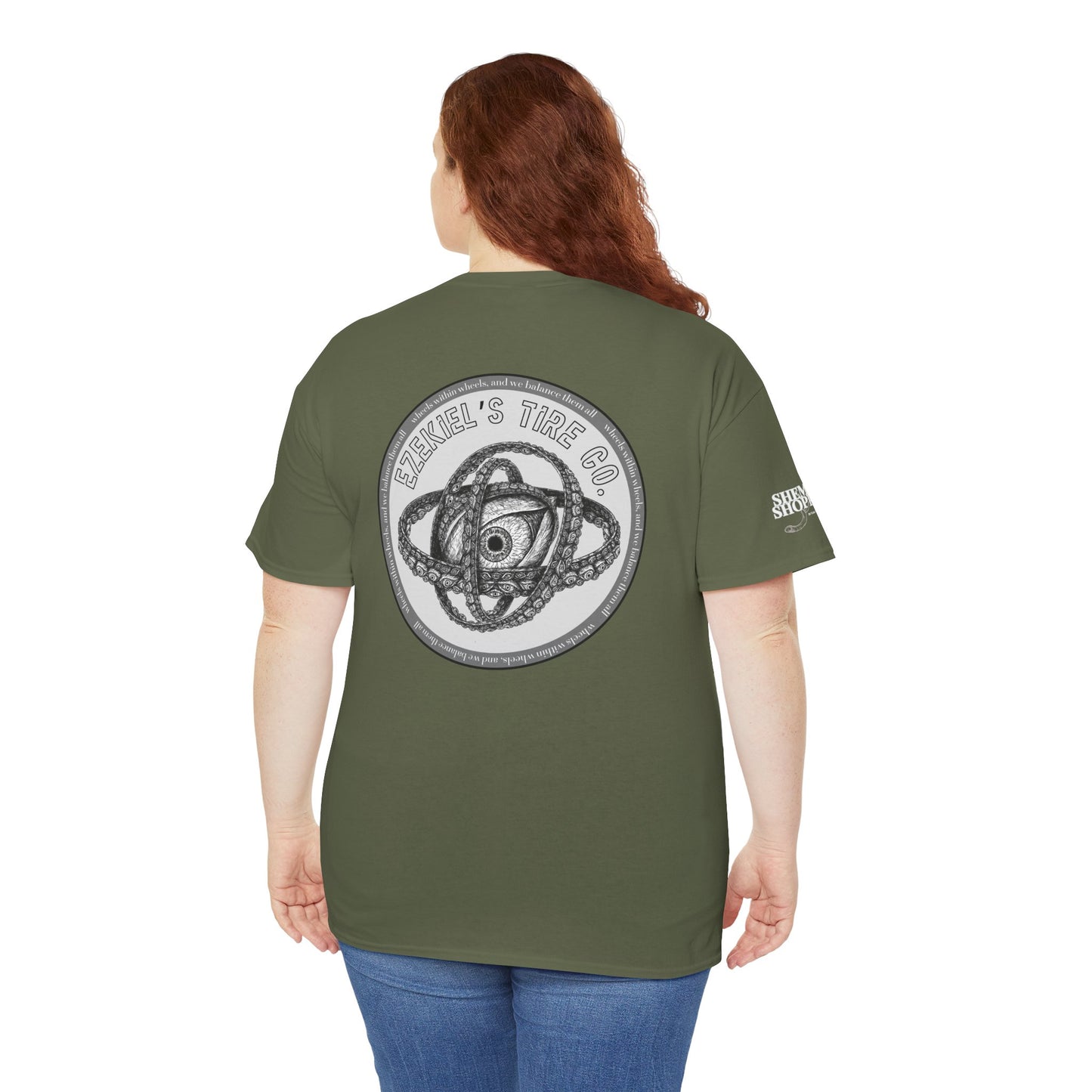 Ezekiel's Tire Company Shirt - Funny Biblical Unisex Cotton Tee