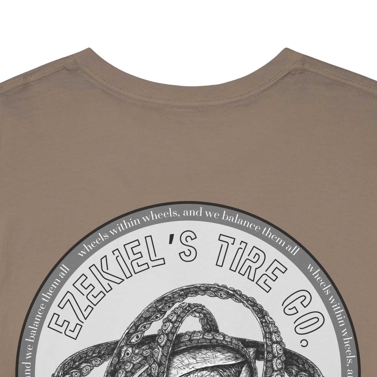 Ezekiel's Tire Company Shirt - Funny Biblical Unisex Cotton Tee