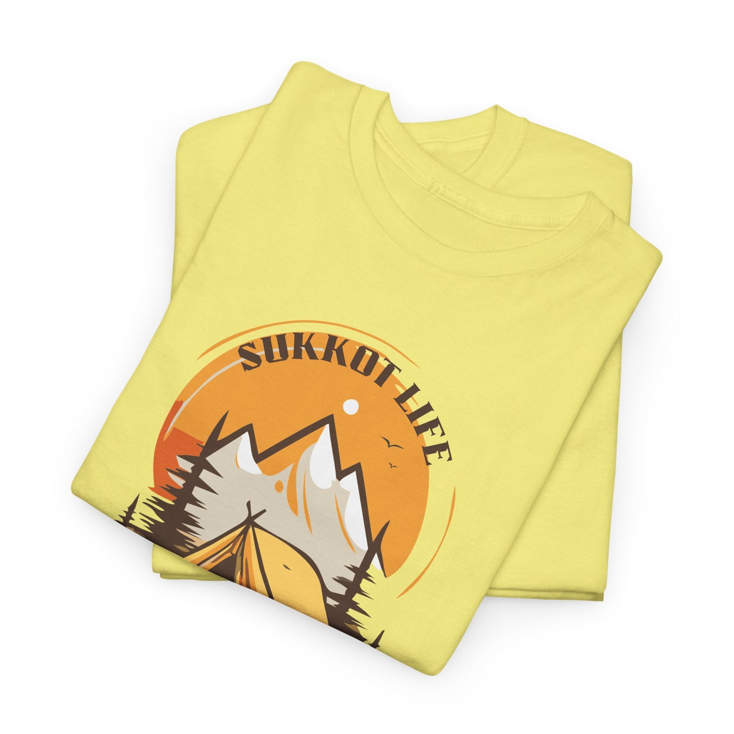 Personalized Sukkot Life Tee - Camping Biblical Feast Fellowship Shirt