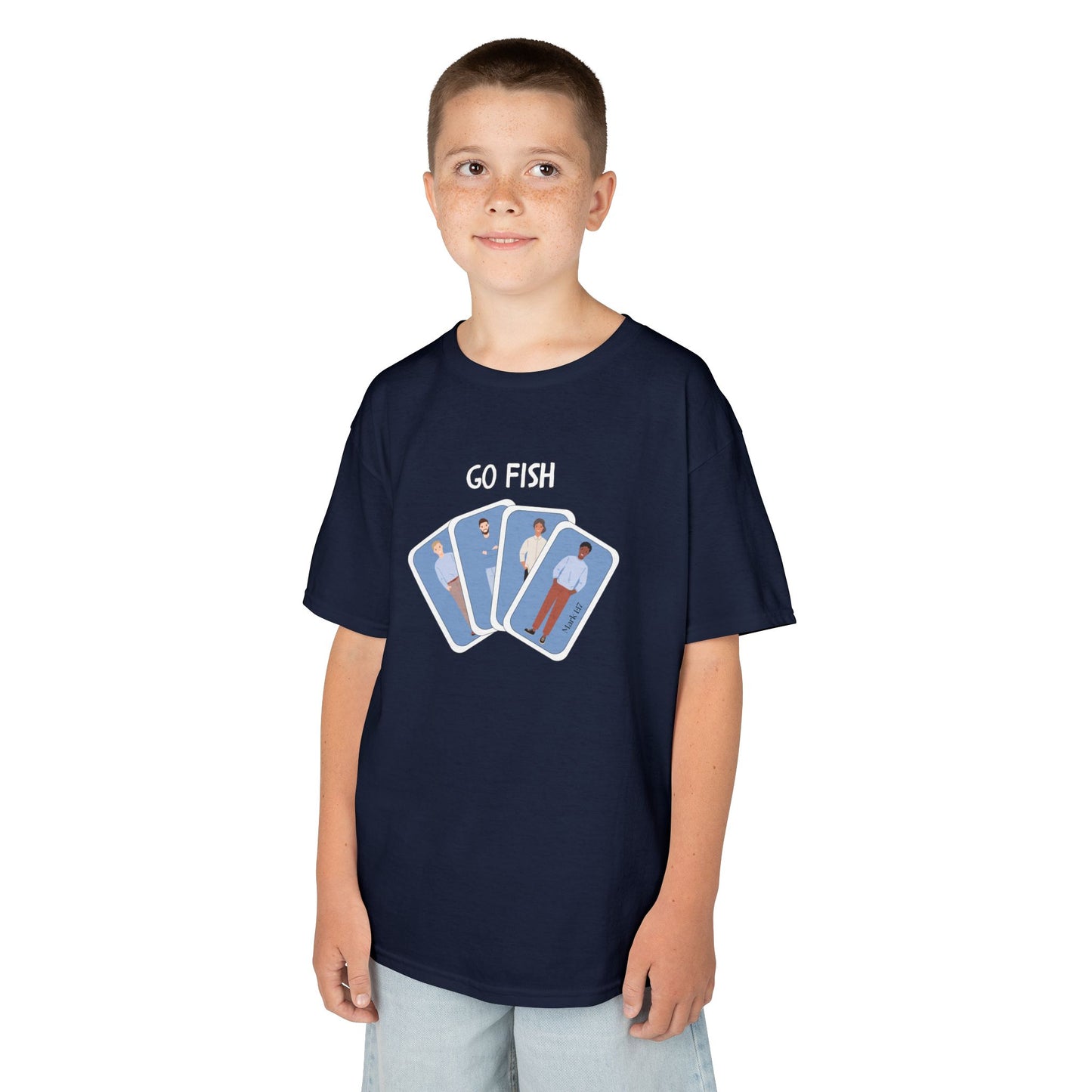 Fishers of Men Go Fish Bible Verse Kid's Cotton T-shirt