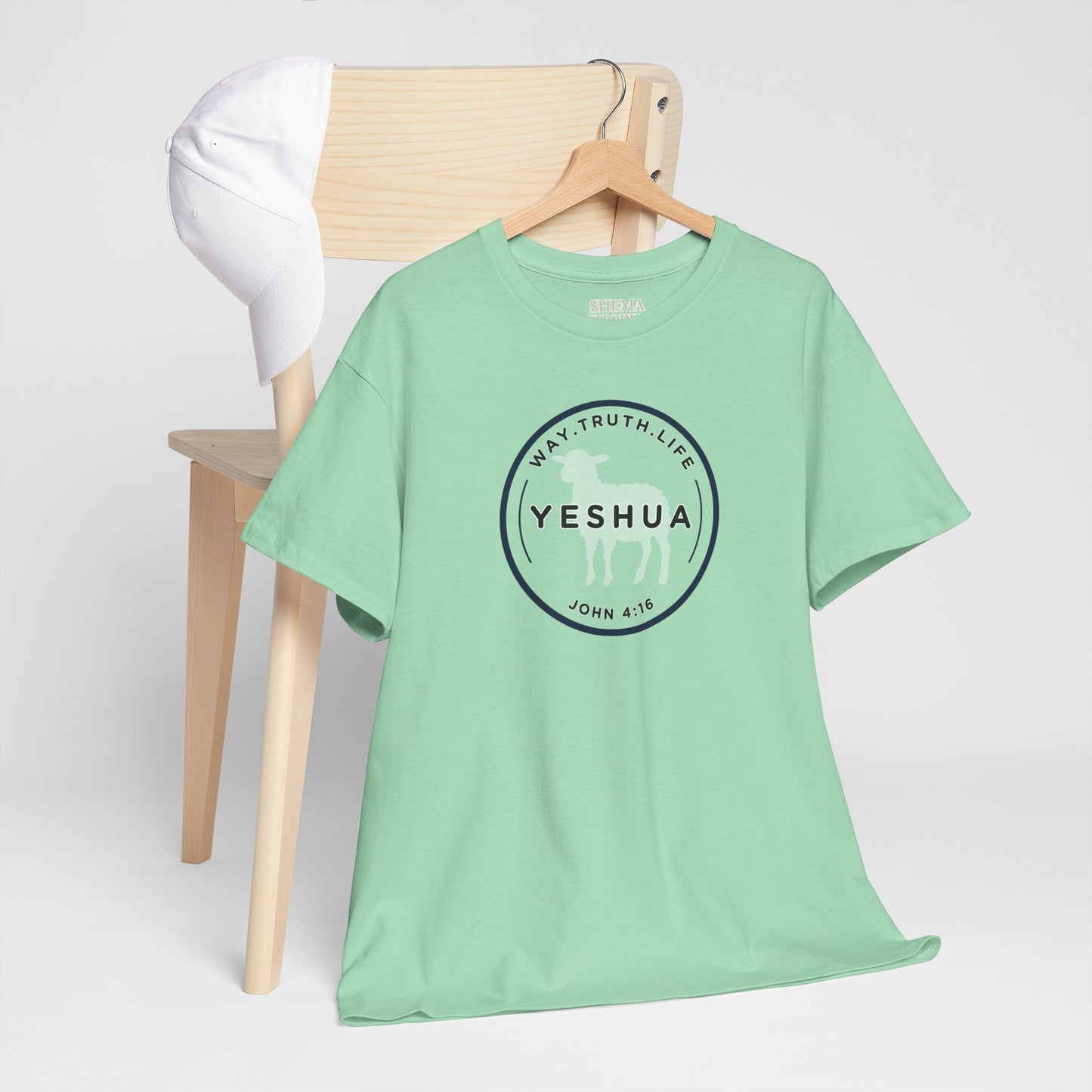 Yeshua 'Way, Truth, Life' Heavy Cotton Graphic Tee