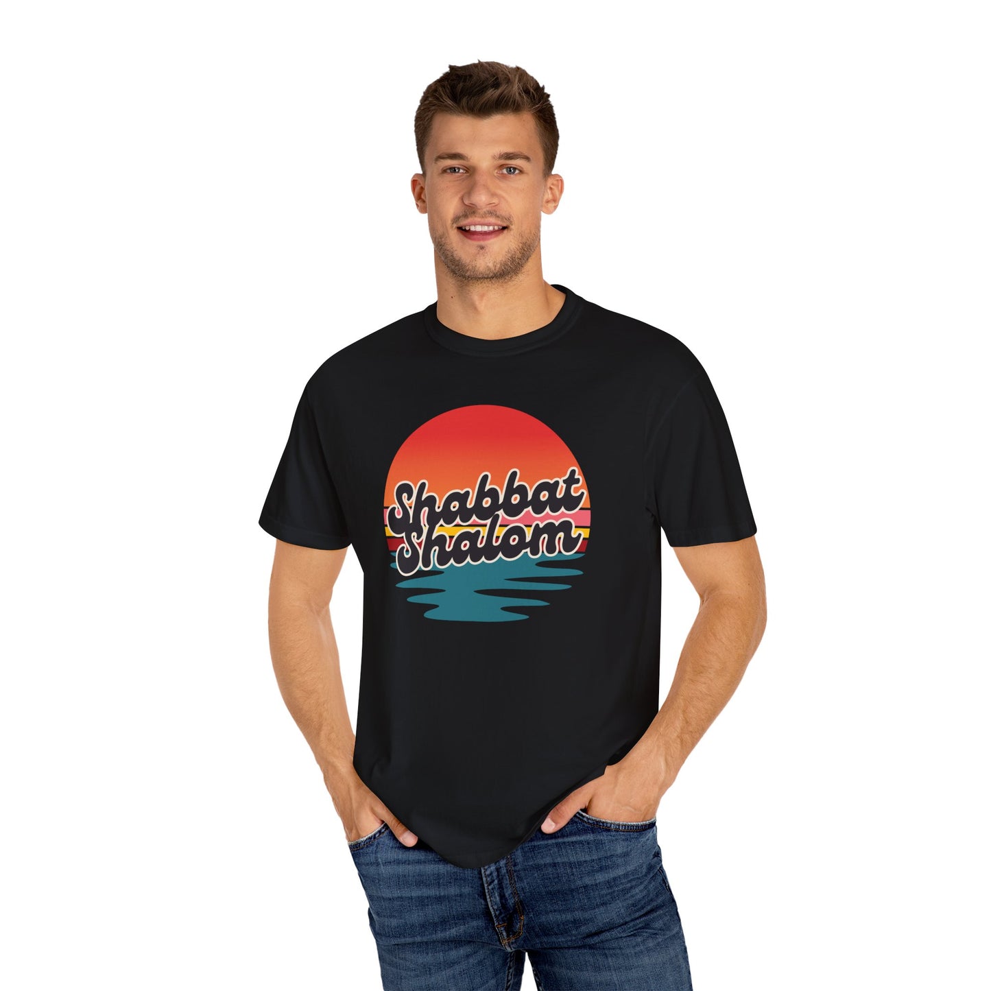 Sunset Shabbat Shalom T-shirt