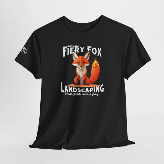 Fiery Fox Landscaping Unisex Heavy Cotton Tee - dark shades