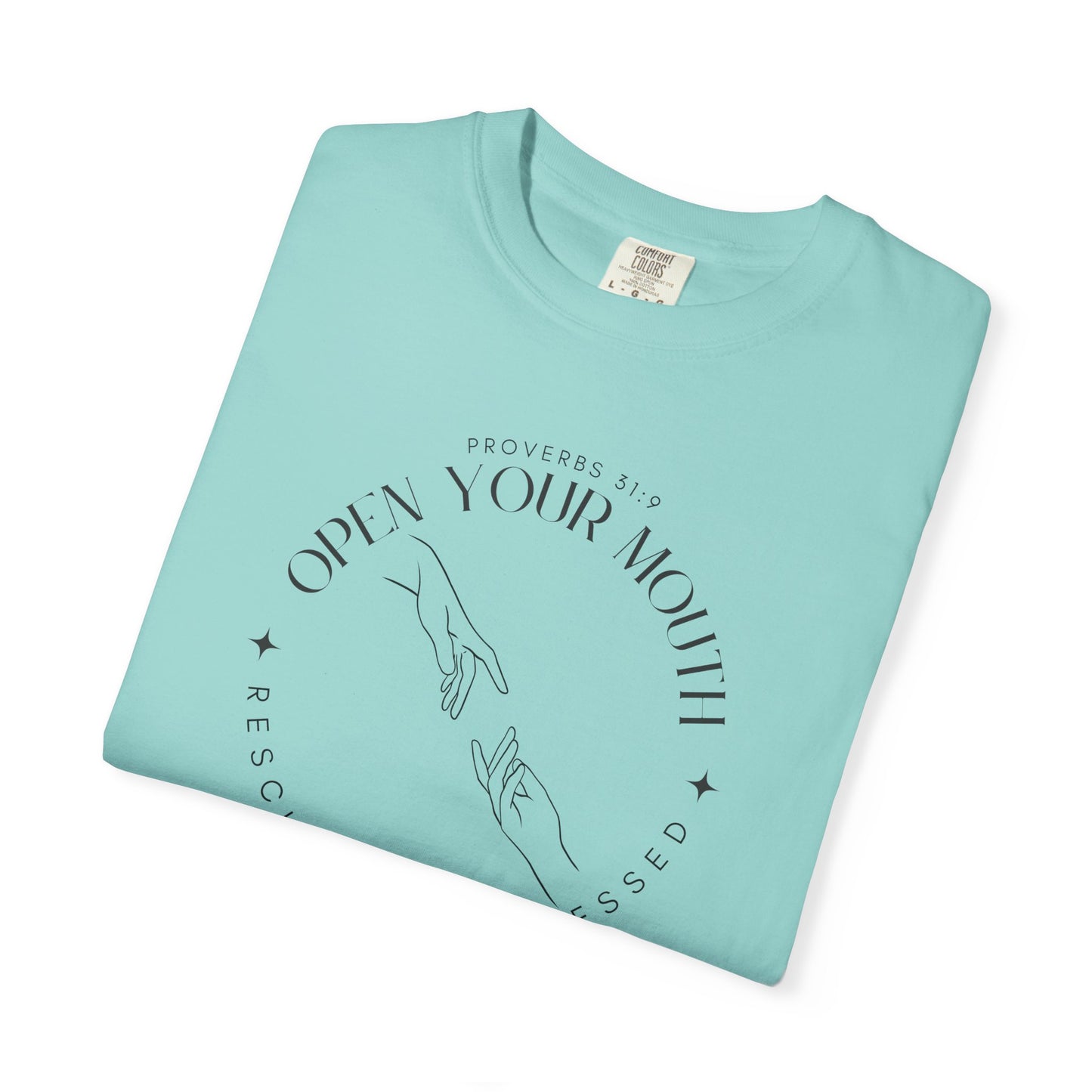 Proverbs 31:9 Unisex T-shirt - Speak Up Against Human Trafficking - 100% Cotton