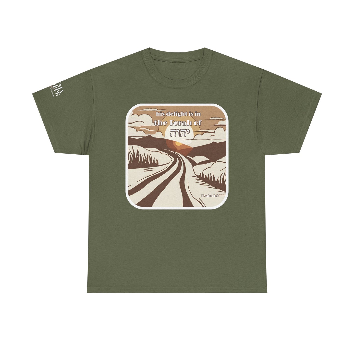 His Delight Vintage Narrow Path Shirt Psalm 1:2