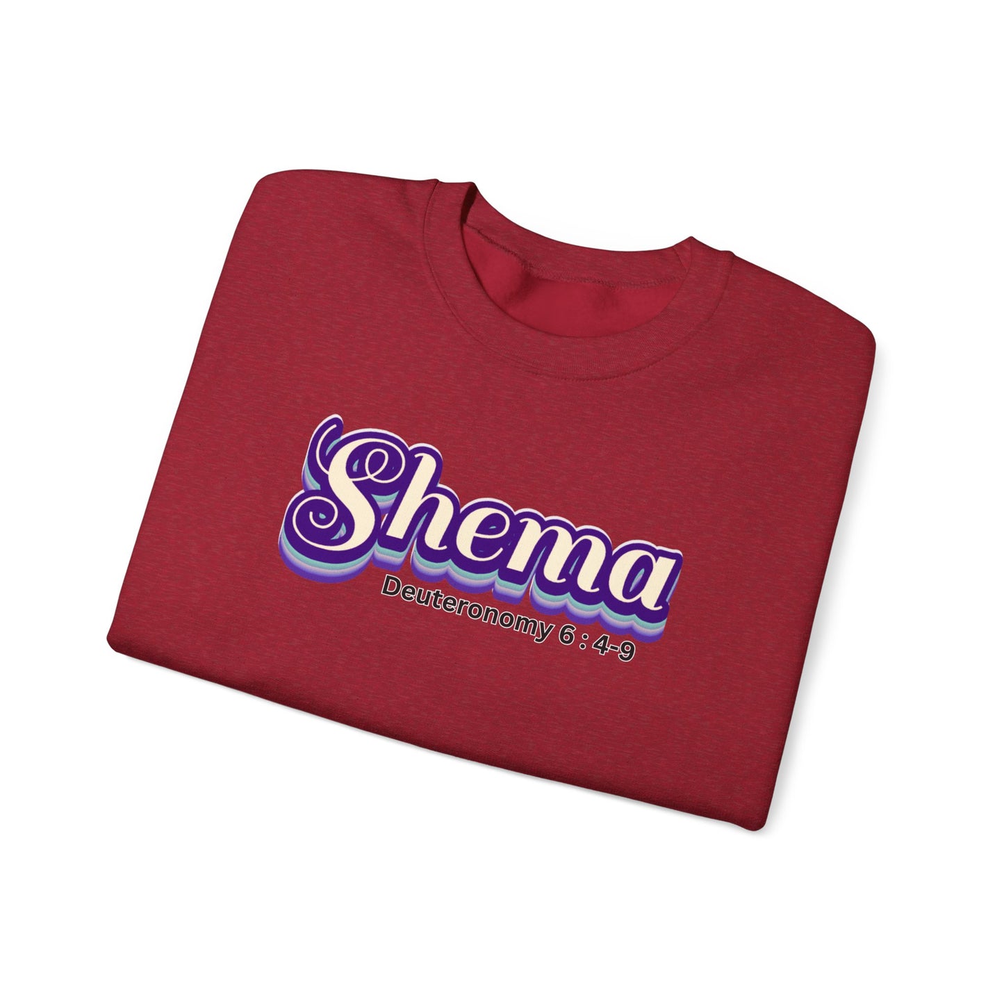 Retro Shema Unisex Heavy Blend™ Crewneck Sweatshirt