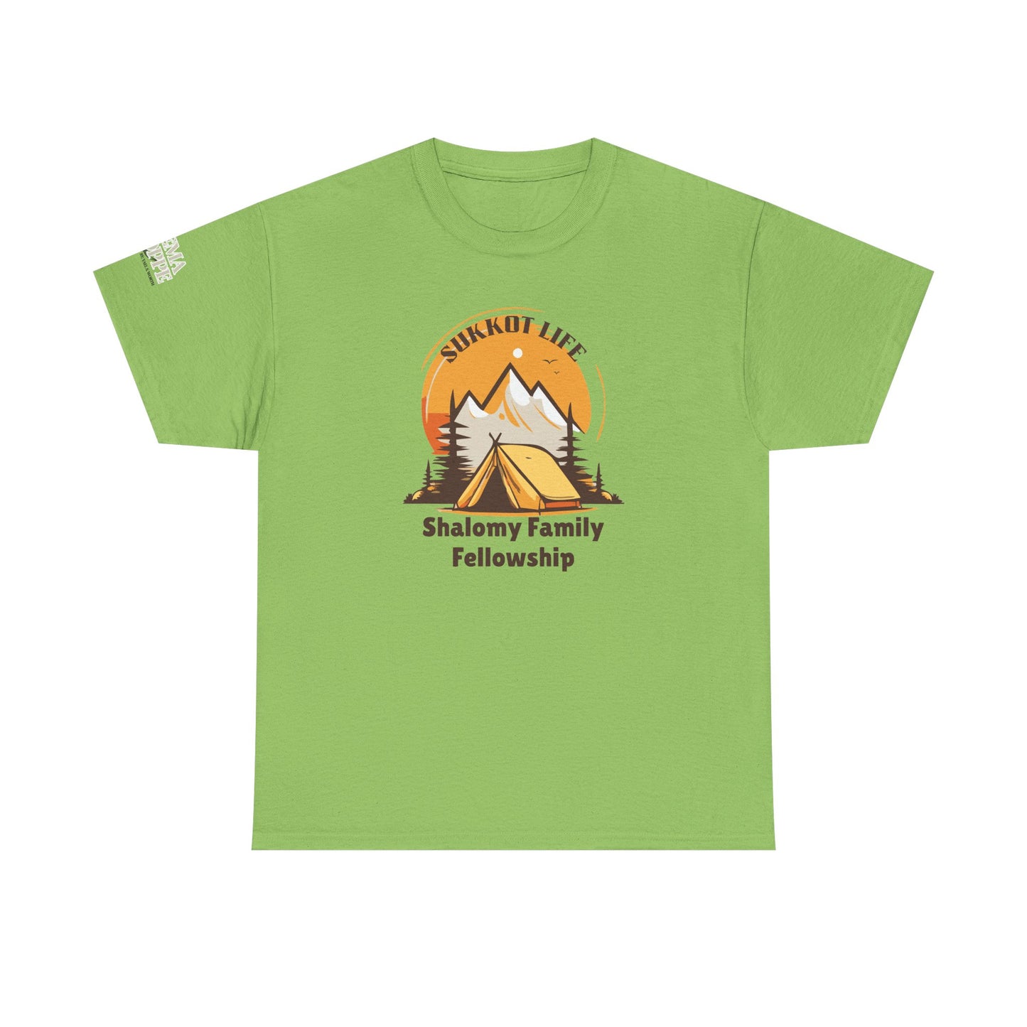 Sukkot Life Tee - Camping Biblical Feast Fellowship Shirt