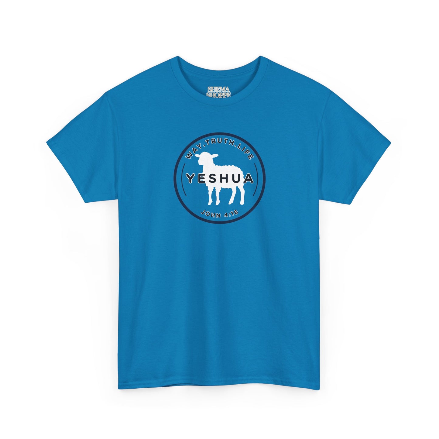 Yeshua 'Way, Truth, Life' Heavy Cotton Graphic Tee