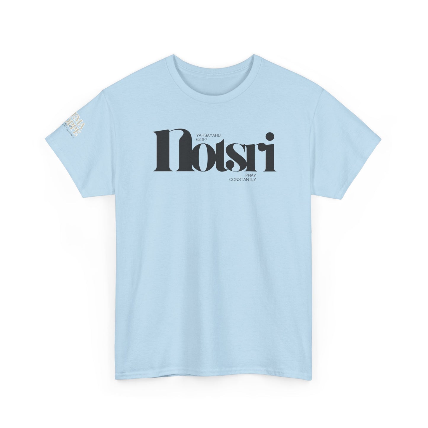 Notsri Minimalist Logo Tee Watchman Shirt