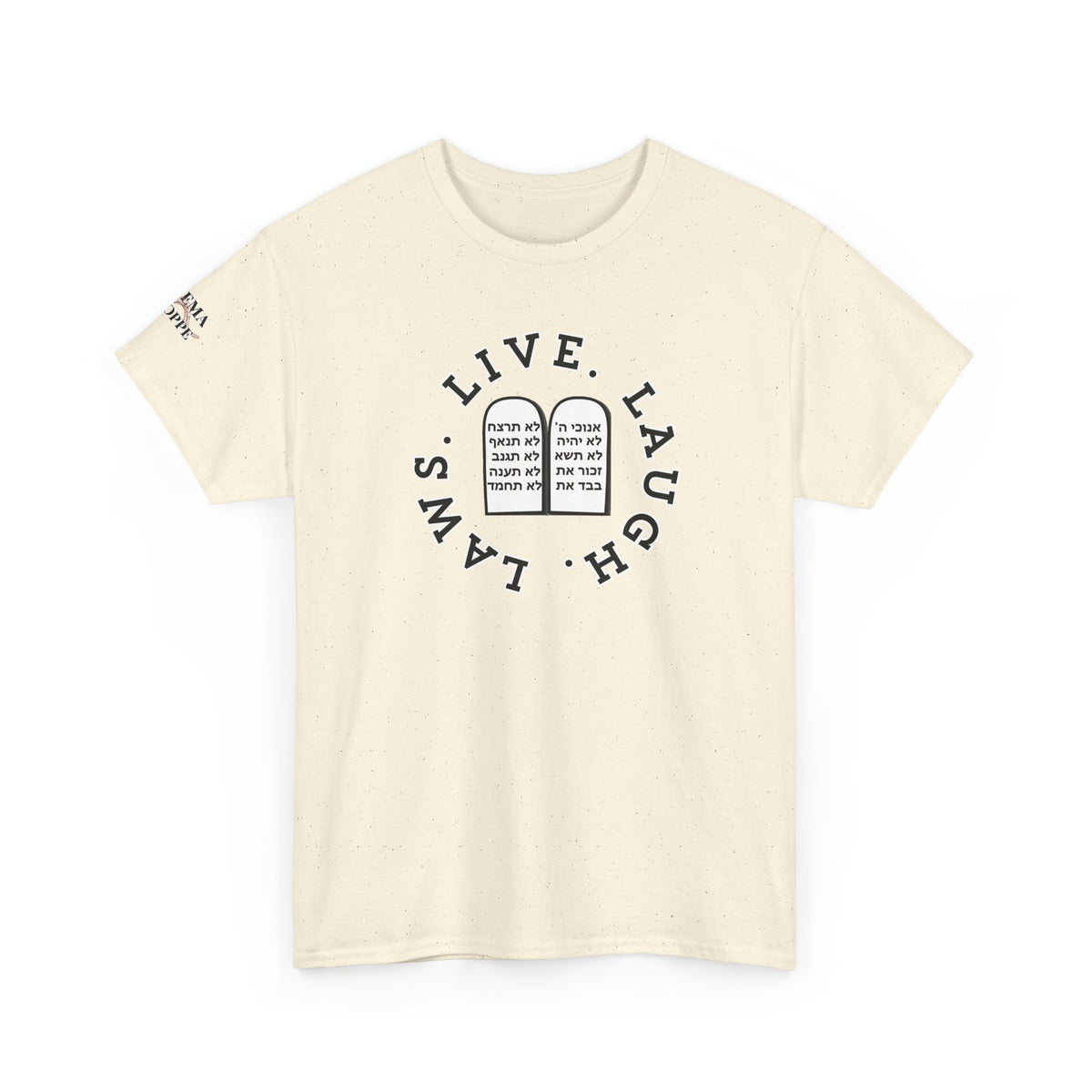 Live Laugh Laws T‑Shirt — Legal Humor Tee with Open Book Graphic
