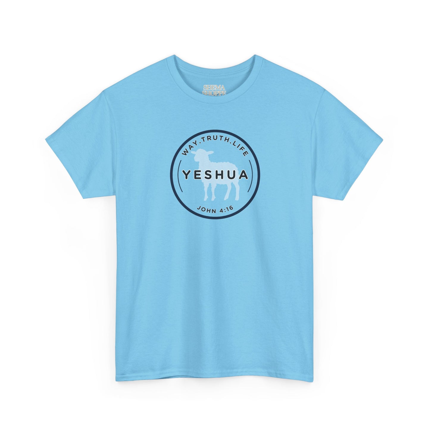 Yeshua 'Way, Truth, Life' Heavy Cotton Graphic Tee