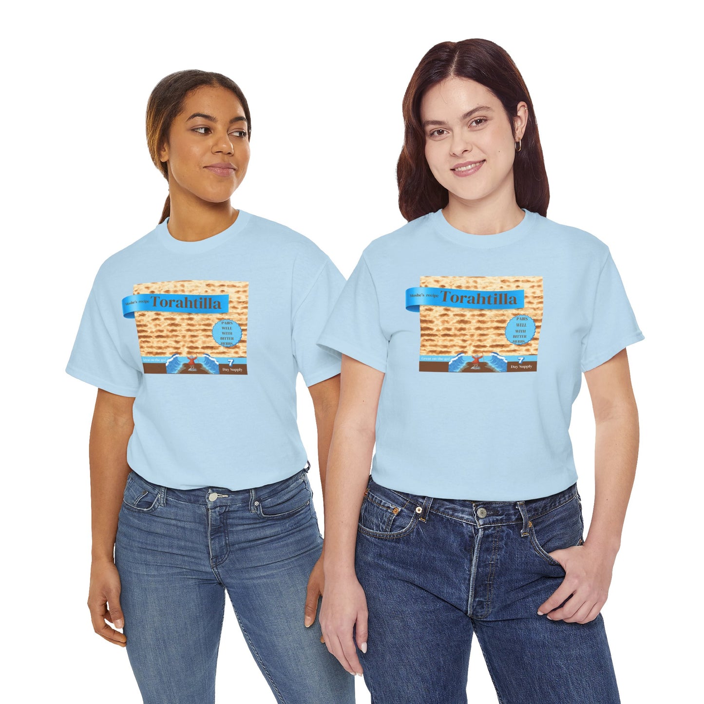 Passover Matzo Unisex Tee - Moshe's Recipe Torahtillas Cotton Funny Shirt