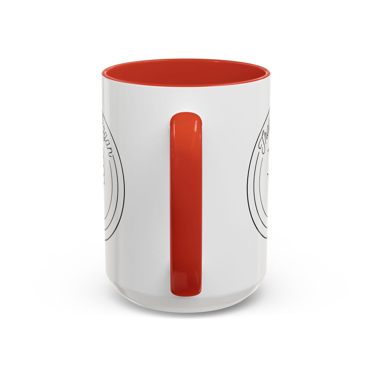 That's Pagan Thumbs Down Accent Coffee Mug