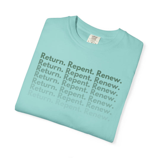 Return Repent Renew Teshuva Shirt Yom Kippur