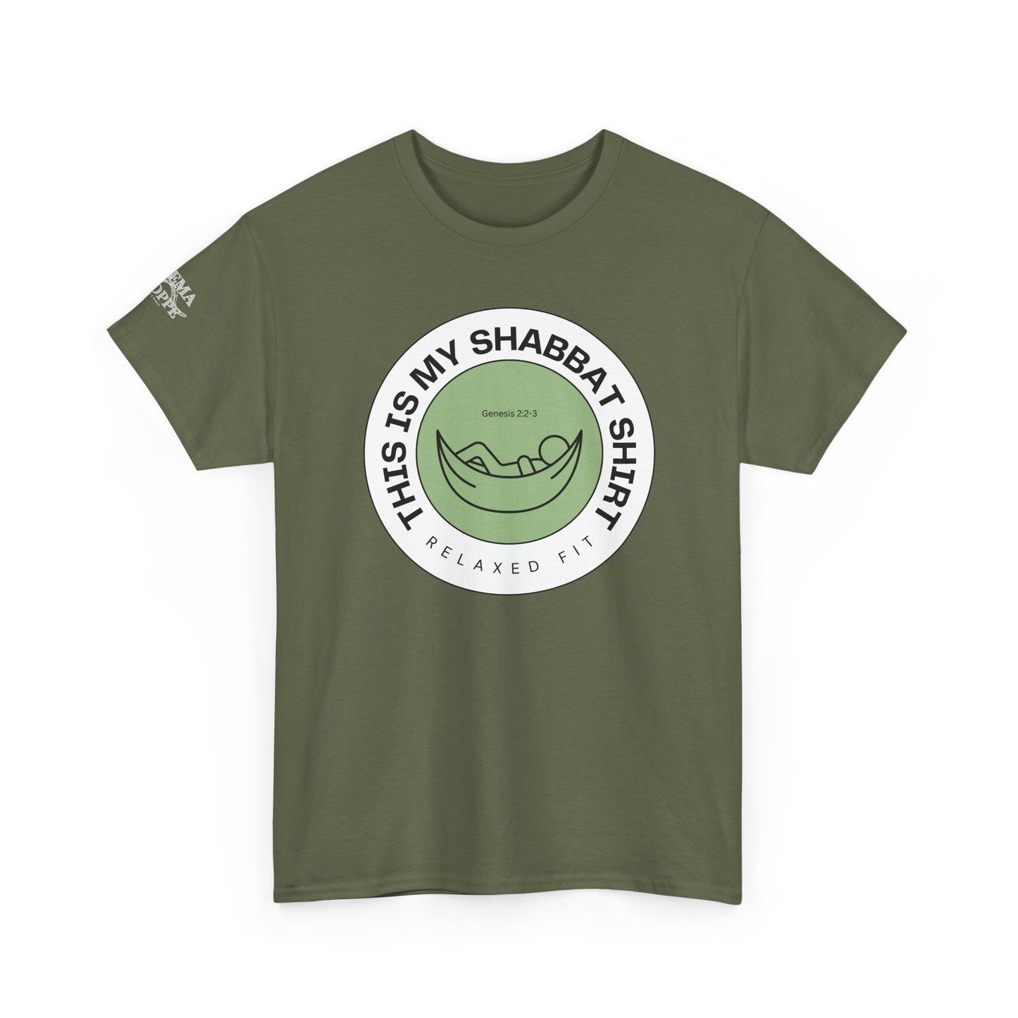 This Is My Shabbat Shirt — Chilling Out Is a Commandment Hammock Sabbath Cotton Tee